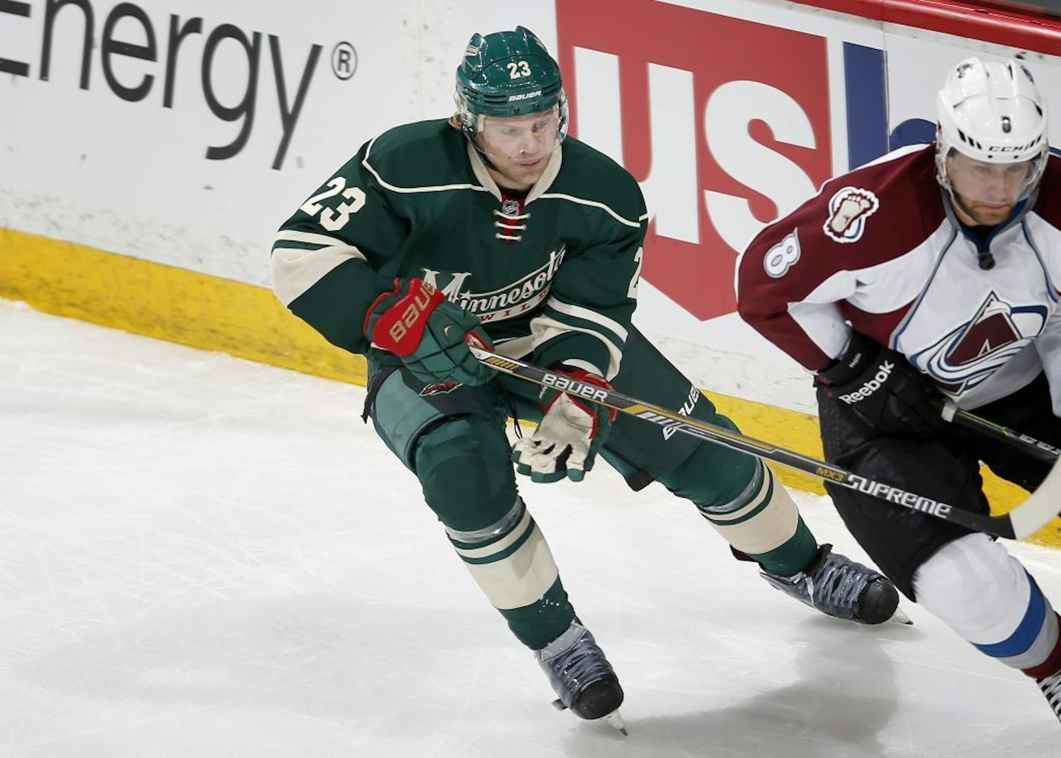 Minnesota Wild Sean Bergenheim (23).