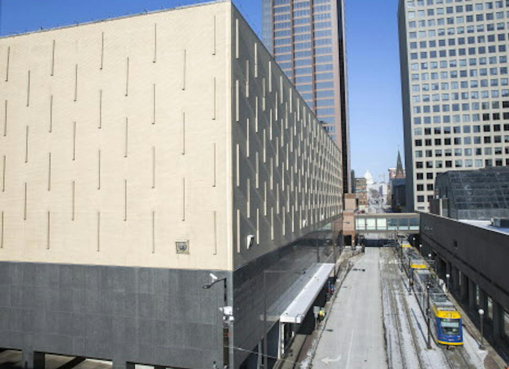 The former Macy's building in downtown St. Paul seen on Wednesday, February 18, 2015. ] LEILA NAVIDI leila.navidi@startribune.com /