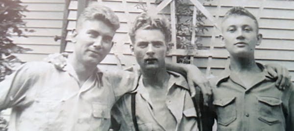 Frank and Mae Gifford's sons (left to right), Quentin, Earl and Harold, all served during World War II. Quentin was killed at Pearl Harbor 75 years ag