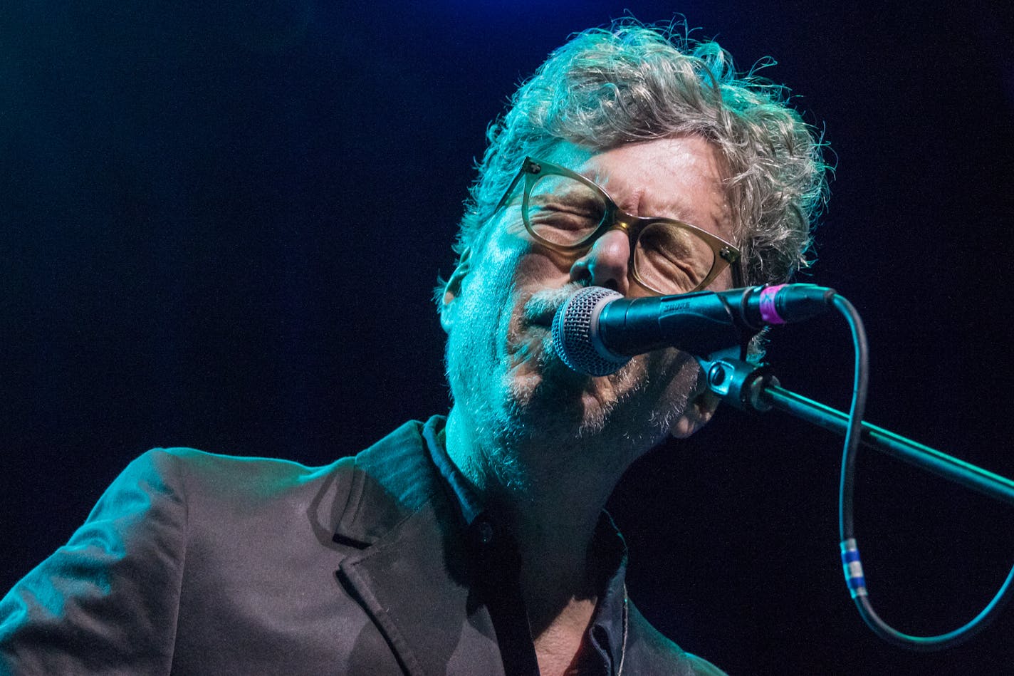 Gary Louris sang with the Jayhawks during the Palace Theatre's reopening weekend in 2017.