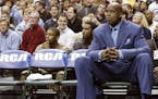 ** FILE ** Miami Heat's Shaquille O'Neal sits on the bench during a time out as the Heat played the Indiana Pacers in the first quarter in Indianapoli