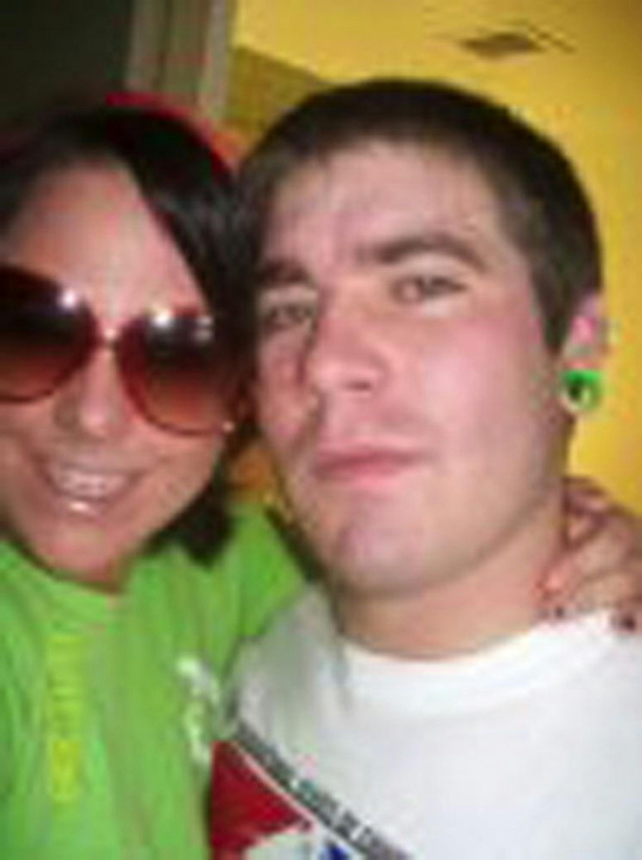 Ty Sitter and his fianc�e Cassandra Powell.