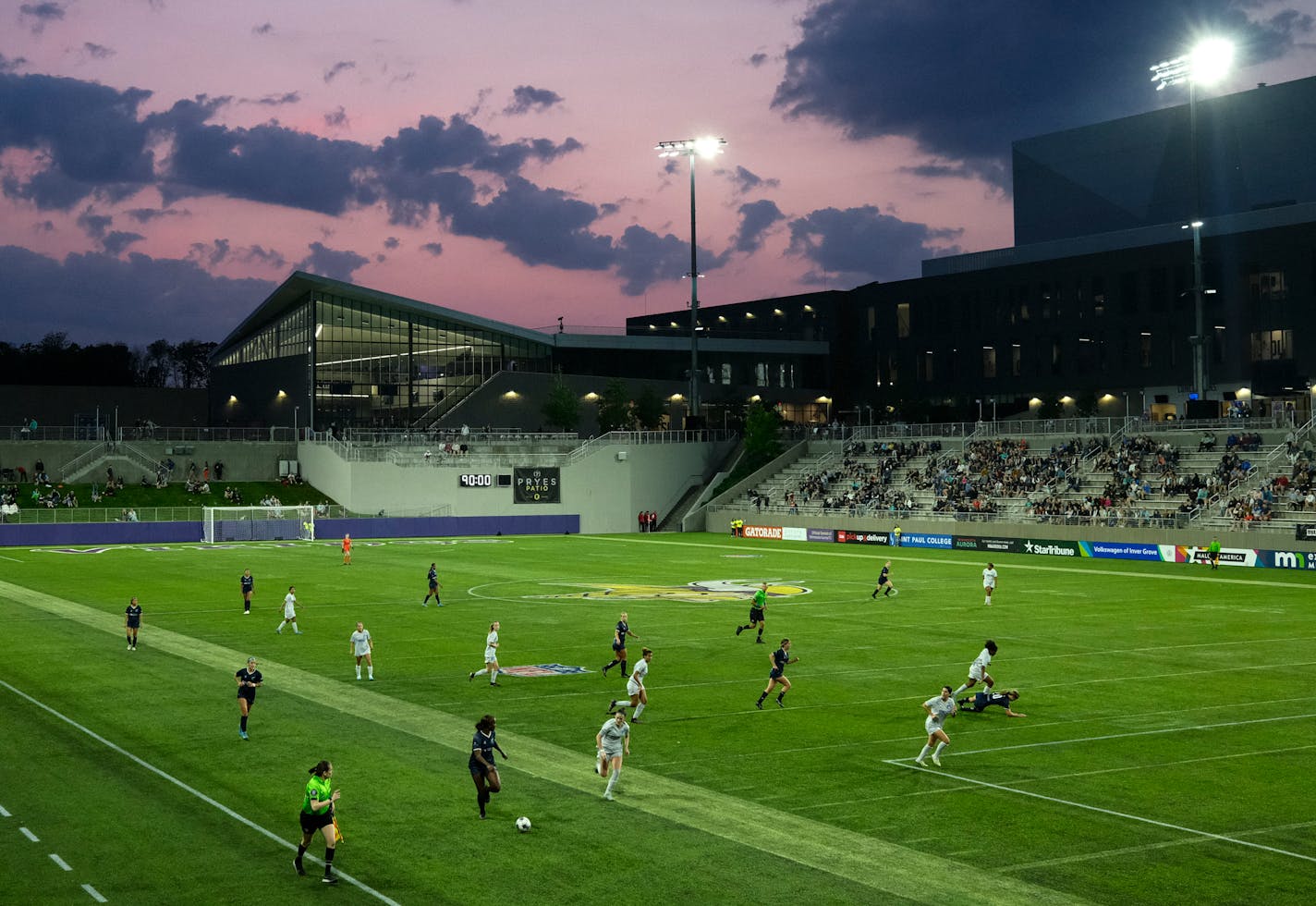 The Minnesota Aurora take on Rochester FC in their season opener Wednesday, May 24, 2023, at TCO Performance Center in Eagan, Minn.