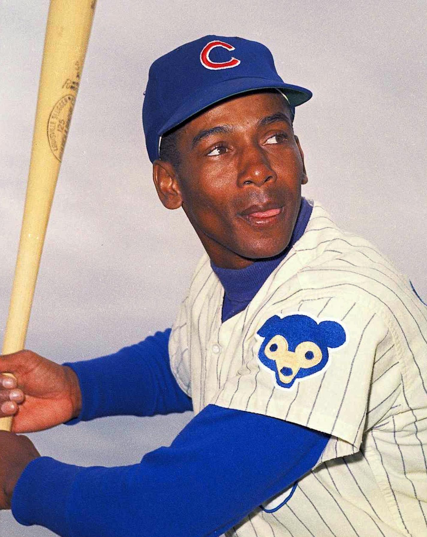 Chicago Cubs infielder Ernie Banks is pictured in 1967. (AP Photo/Harold Filan) ORG XMIT: APHS451065