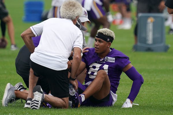 Source: Vikings receiver Bisi Johnson suffered torn ACL in practice