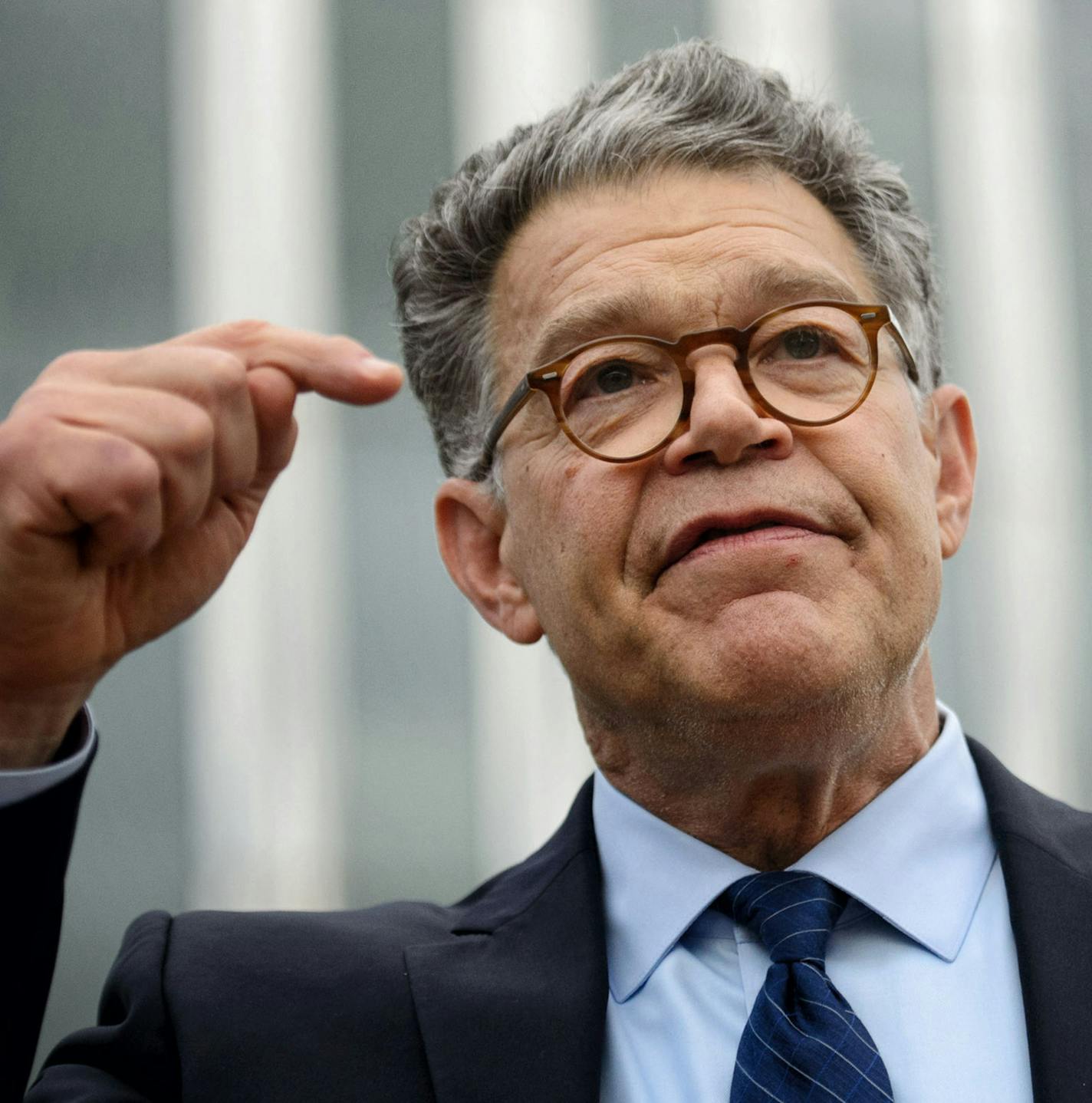 Senator Al Franken spoke to students at a University of Minnesota rally about the work he&#x201a;&#xc4;&#xf4;s doing to fight for college affordability and to allow students to refinance their college loans. He also kicked off a campaign door knock taking place that evening. ] Wednesday, September 3, 2014. GLEN STUBBE * gstubbe@startribune.com ORG XMIT: MIN1409041512252187