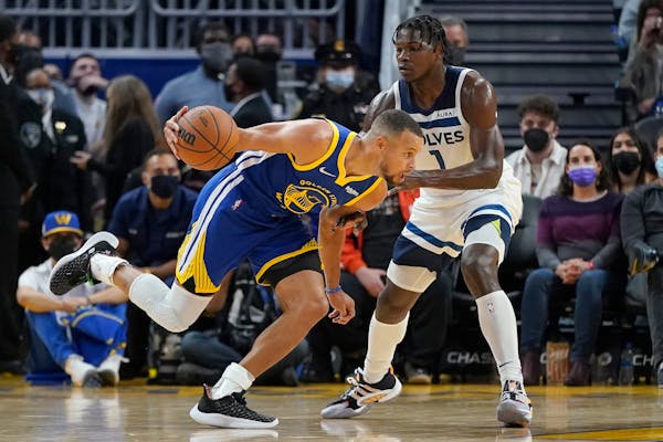 Edwards' career-high 48 can't match Golden State as Wolves drop sixth straight