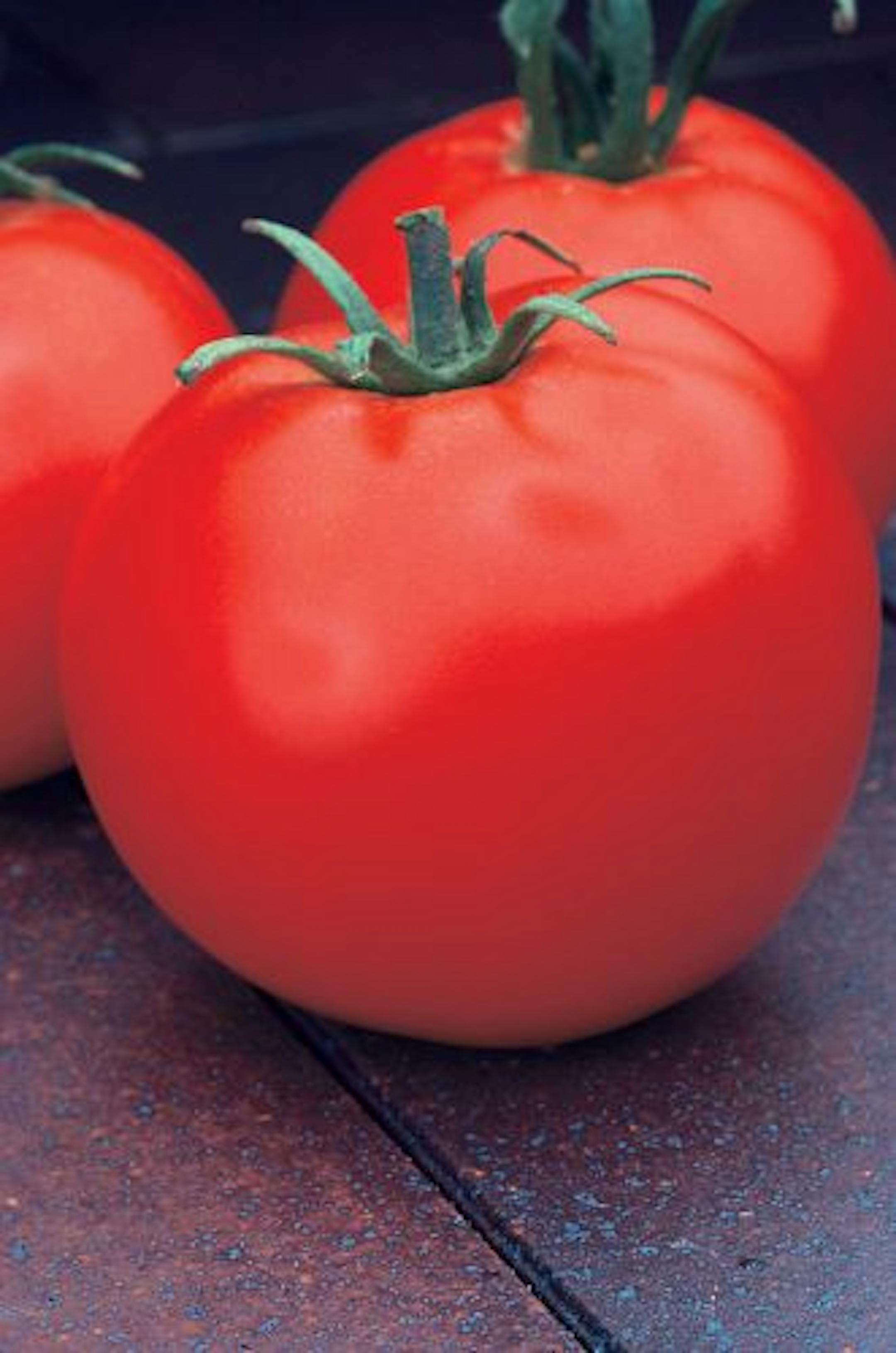 A juicy ripe tomato is a summer staple.