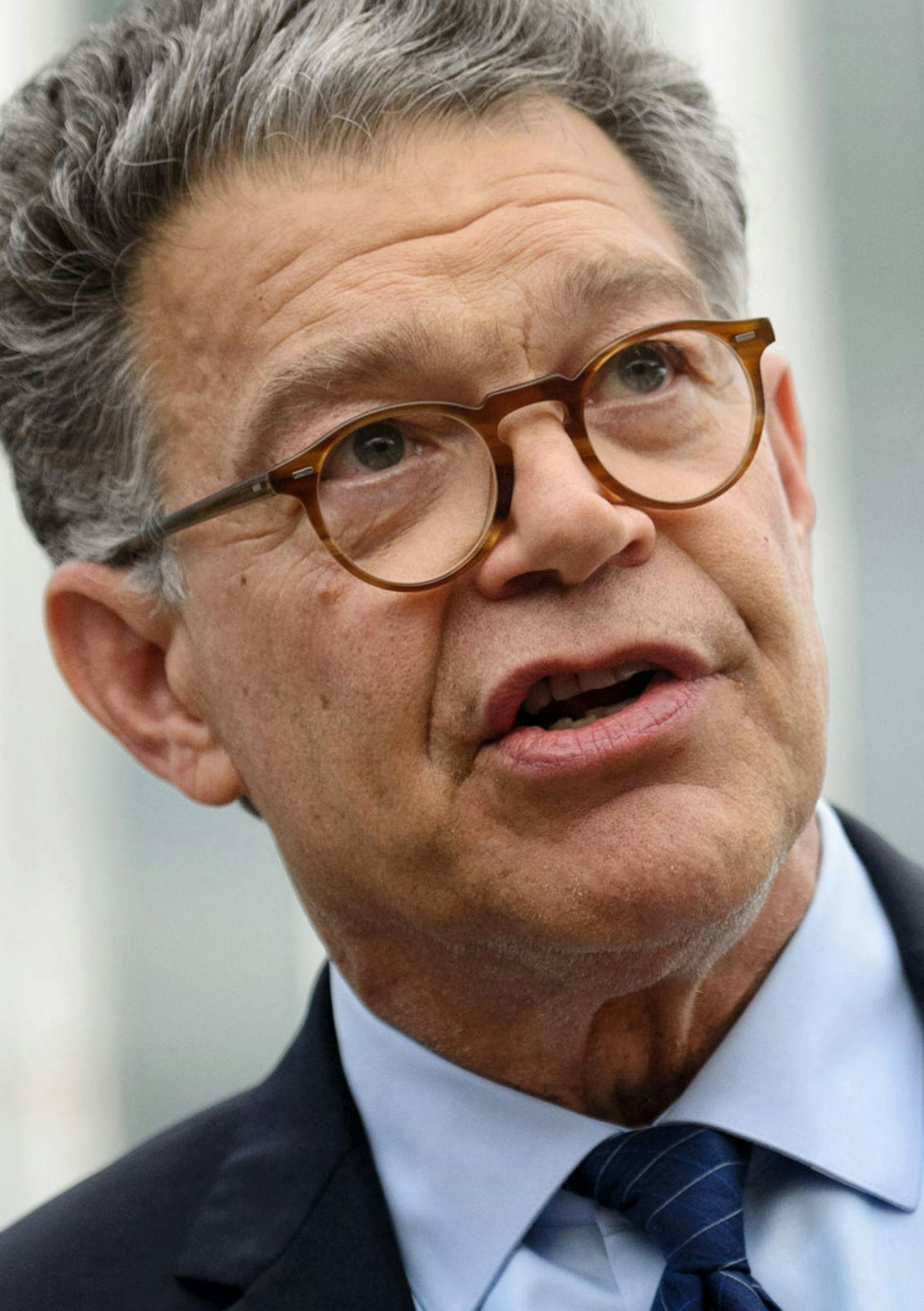 Senator Al Franken spoke to students at a University of Minnesota rally about the work he&#xed;s doing to fight for college affordability and to allow students to refinance their college loans. He also kicked off a campaign door knock taking place that evening. ] Wednesday, September 3, 2014. GLEN STUBBE * gstubbe@startribune.com ORG XMIT: MIN1409071958570551 ORG XMIT: MIN1412161735140029 ORG XMIT: MIN1507141716030294