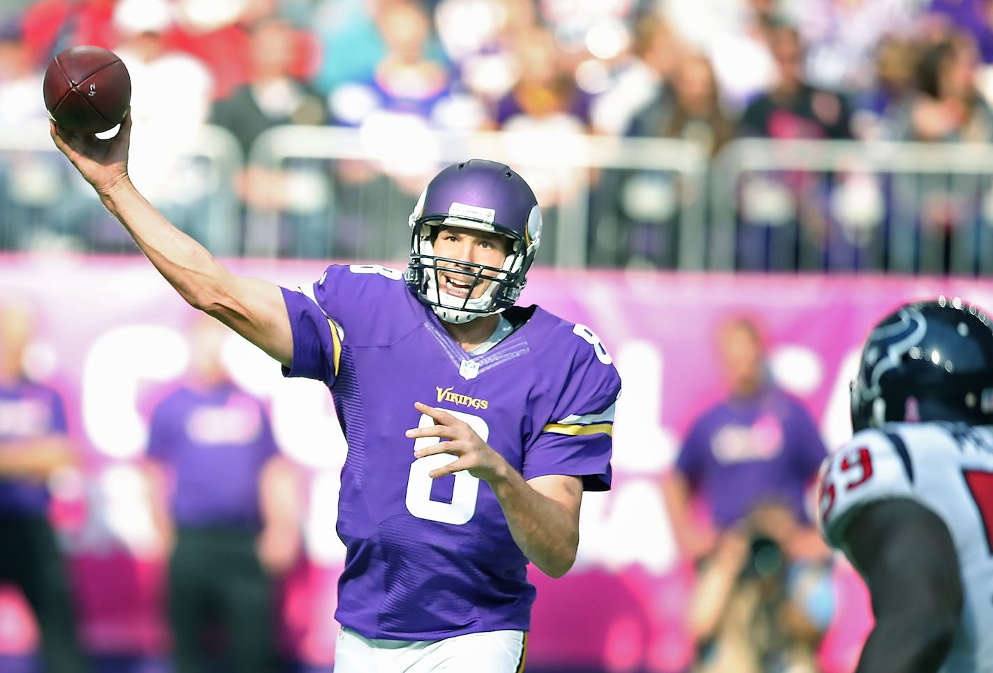 Minnesota Vikings quarterback Sam Bradford