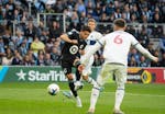 Minnesota United midfielder Jonathan Gonzalez (6) scored in the 2-0 victory over Vancouver on Oct. 9 that qualified the Loons for the playoffs.
