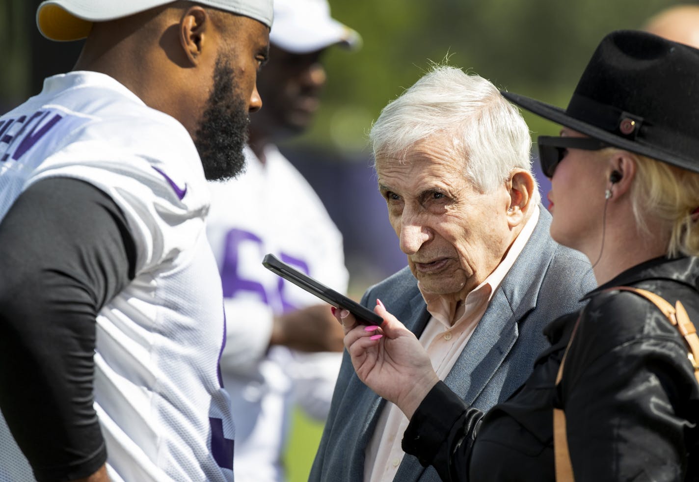 Sid Hartman interviewed Minnesota Vikings defensive end Everson Griffen in July.