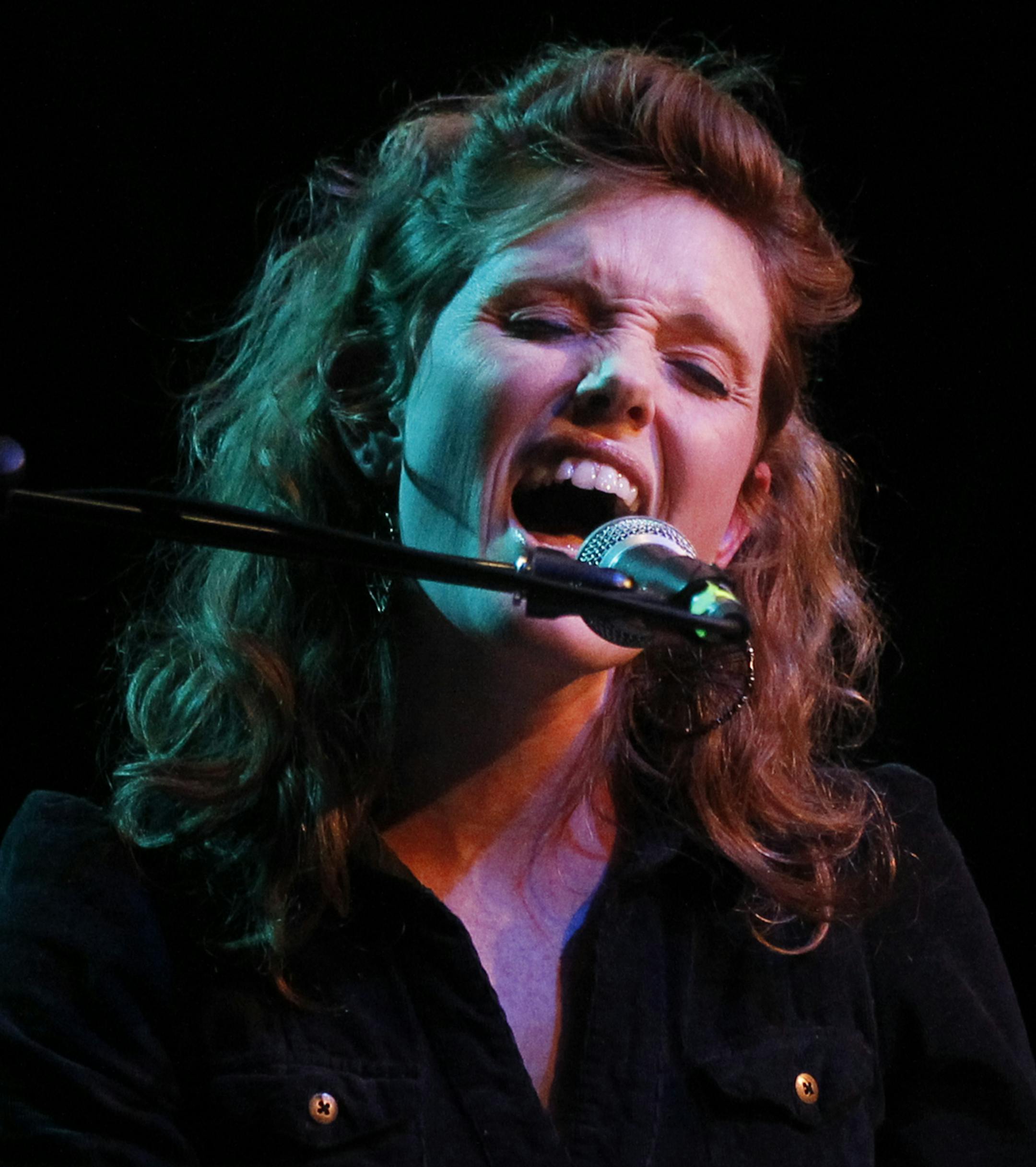 At the Current FM 89.3 seventh anniversary party, Haley Bonar rocked the house with her soulful song set.].rtsong-taatarii@startribune.com, Haley Bonar(cq)