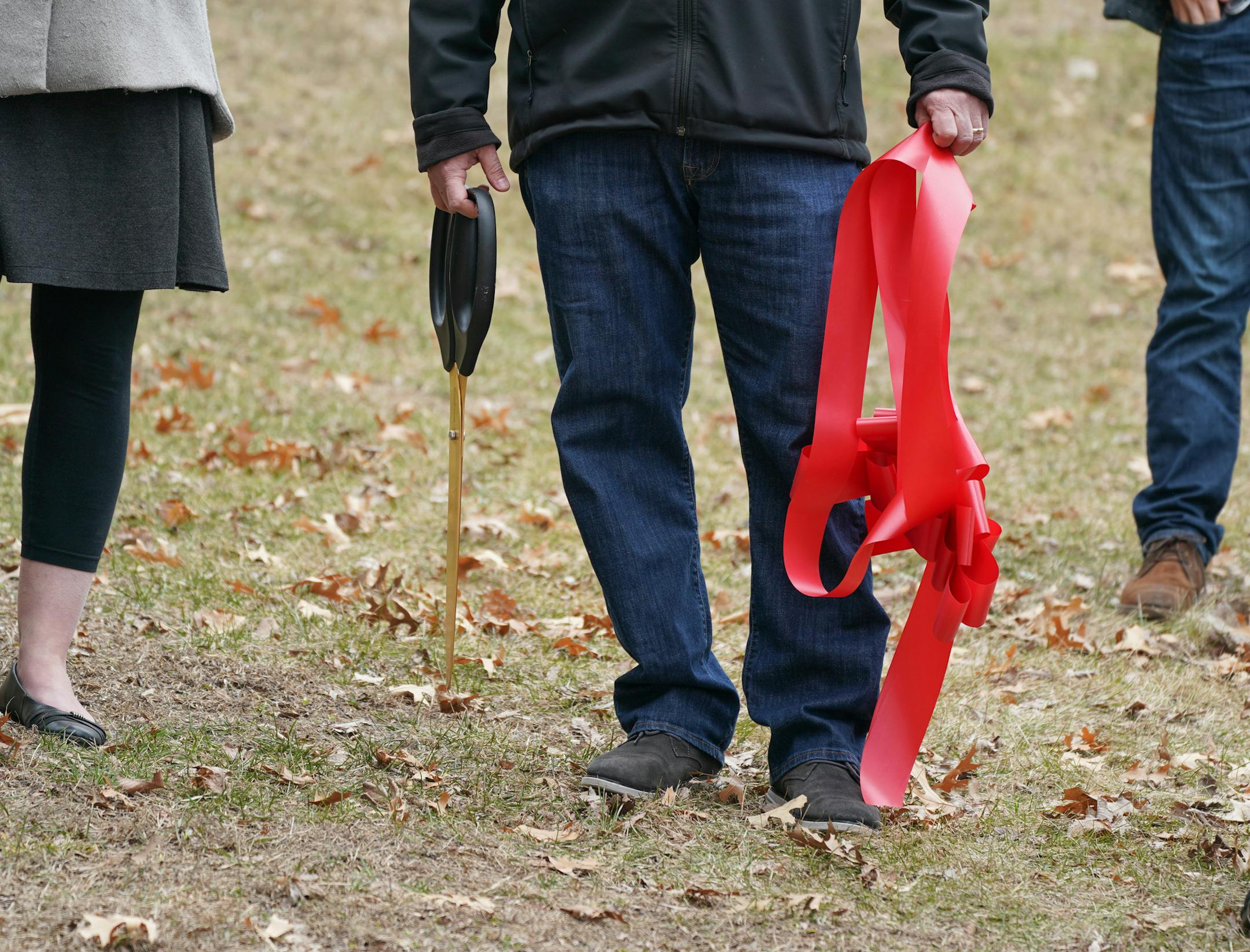 The BIG scissors and ribbon were ready for the opening. The Highwood Hills Recreation Center on St. Paul's East Side, which has been closed for a decade, reopened Monday. ] GLEN STUBBE • glen.stubbe@startribune.com Monday, April 1, 2019 After a decade-long closure, the Highwood Hills Recreation Center on St. Paul's East Side will reopen Monday. The closure was an effort to save money as the city struggled to stave off the effects of the recession, but Council Member Jane Prince, who repre