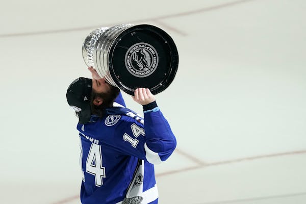 Pat Maroon won his third Stanley Cup in 2021 with the Lightning. 