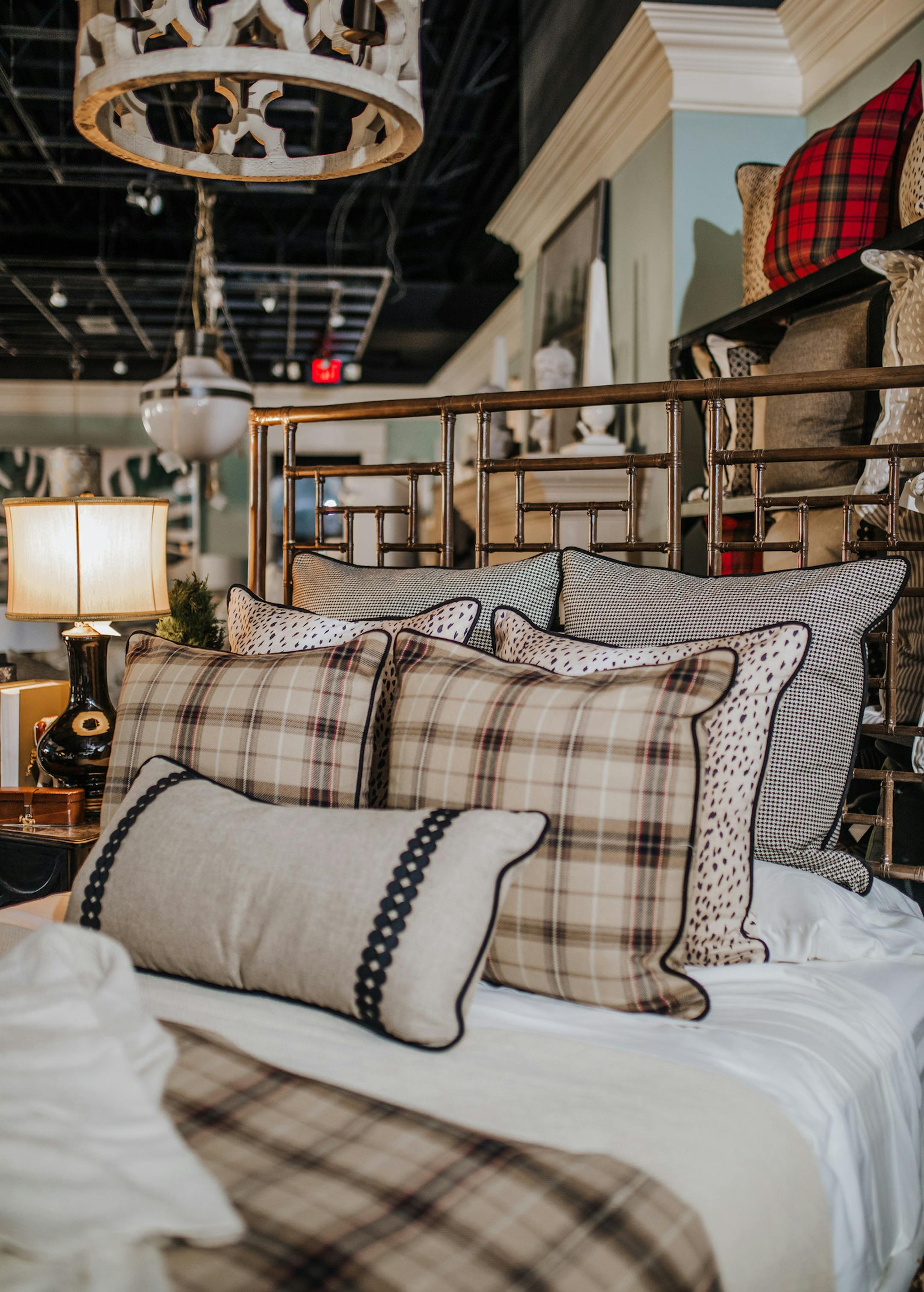 Houndstooth, tartan and animal print is a lovely trio. (Handout/TNS)