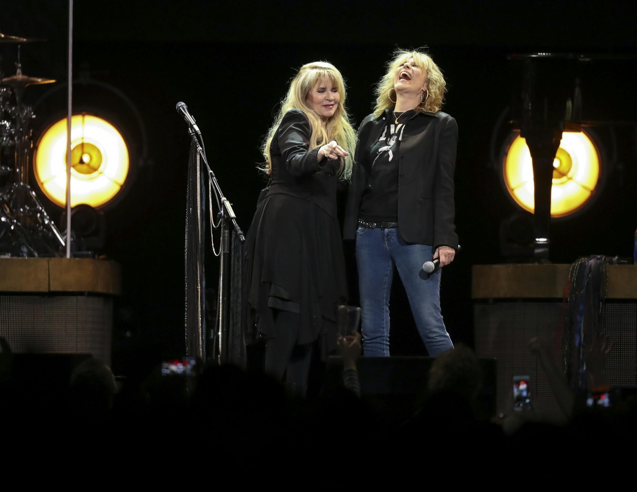 Stevie Nicks was joined by the Pretenders� Chrissie Hynde for a duet on �Stop Draggin' My Heart Around� during her show at Xcel Energy Center Tuesday night.