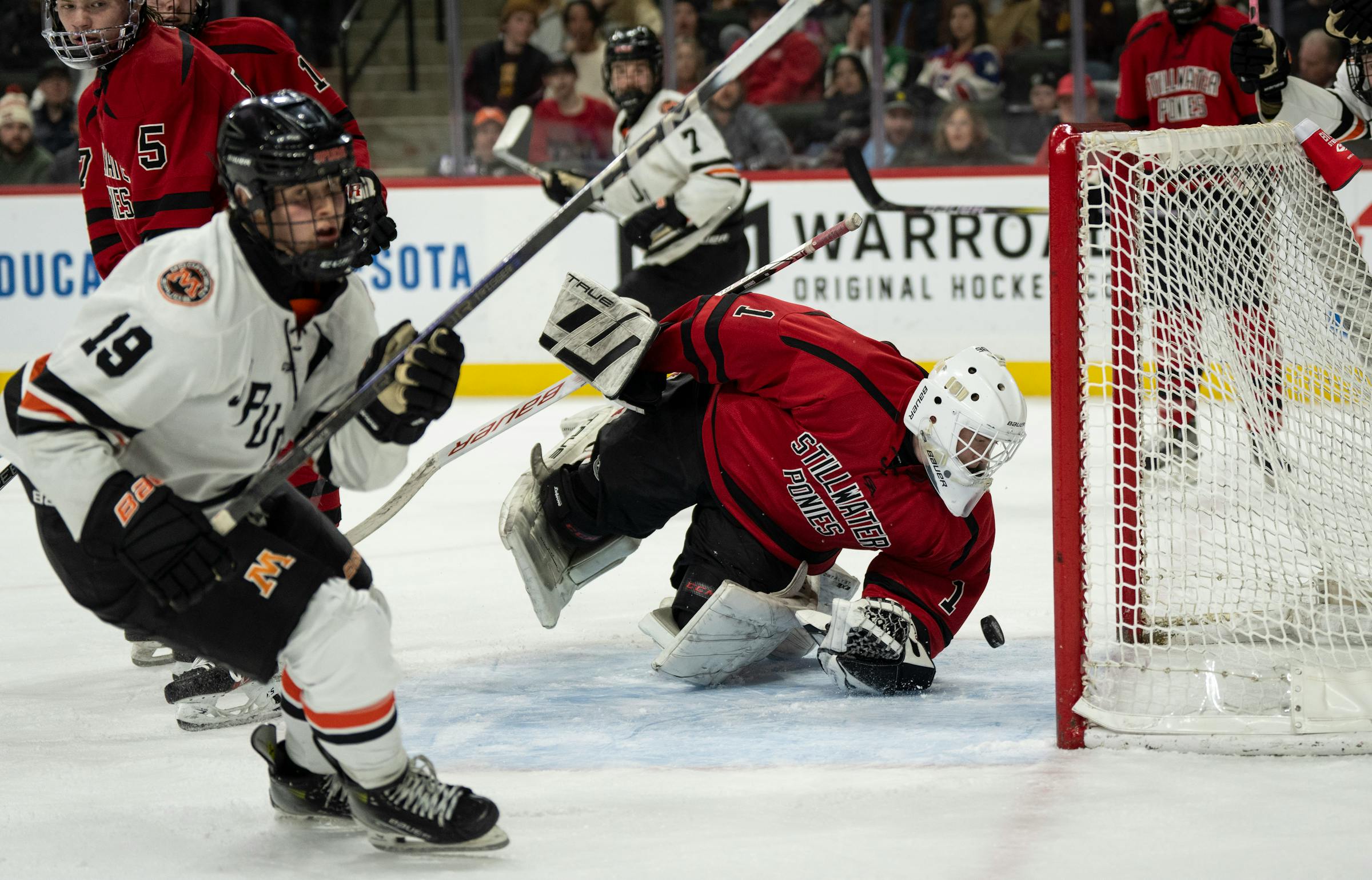 Moorhead wins its first boys hockey state championship, outracing Stillwater