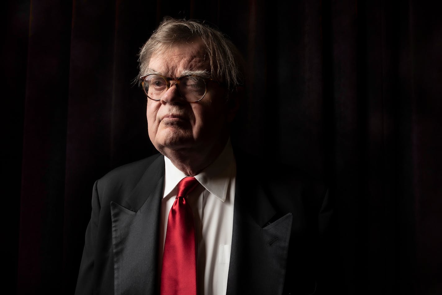 "If it happened in my 40s, it would have been horrible, devastating," Garrison Keillor said of the accusations that have diminished his career. "But it didn't. I was winding down." MUST CREDIT: Photo for The Washington Post by Raymond W. Holman Jr.