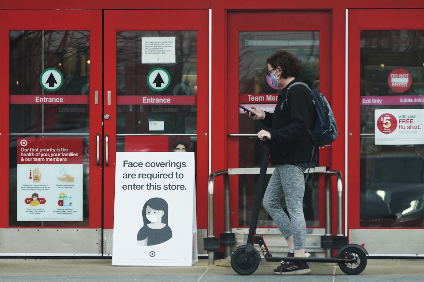 Target's third-quarter results showed more huge gains in sales and profits, though at slightly slower rates than seen earlier in the year. File photo of a Target customer in suburban Chicago earlier this month.