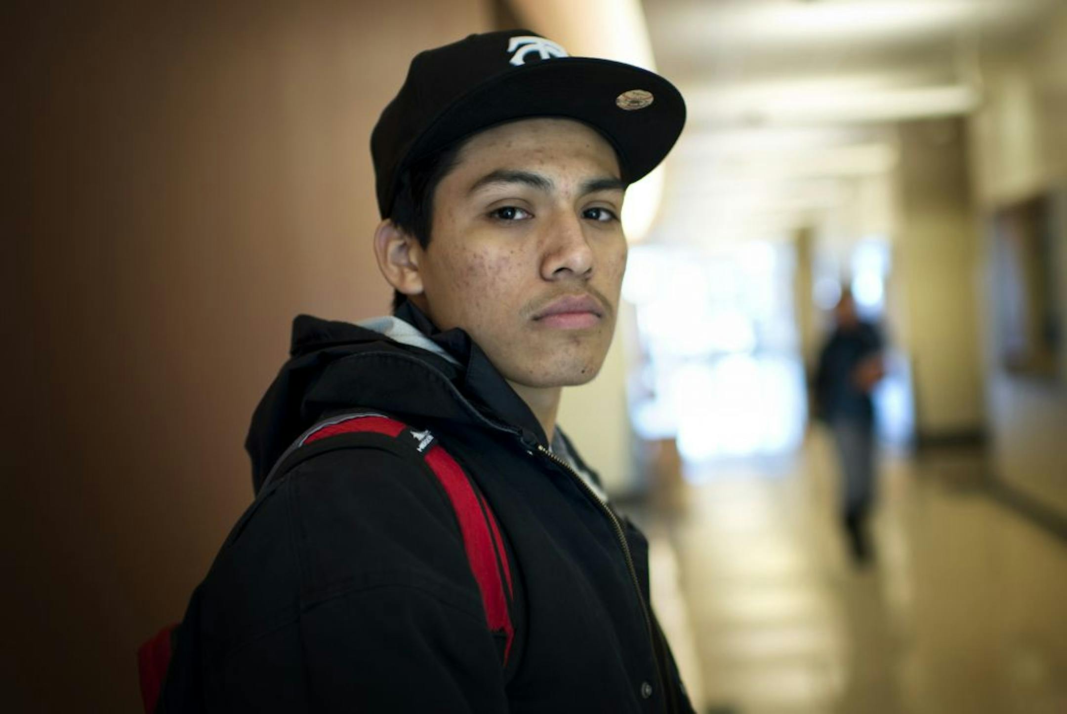 Nestor Gomez calls himself a Dreamer in reference to the Dream Act. He and other Dreamers were waiting to see who would win the presidential election. The 19-year-old student came to the U.S. with his family when he was 9. Friday, November 16, 2012.