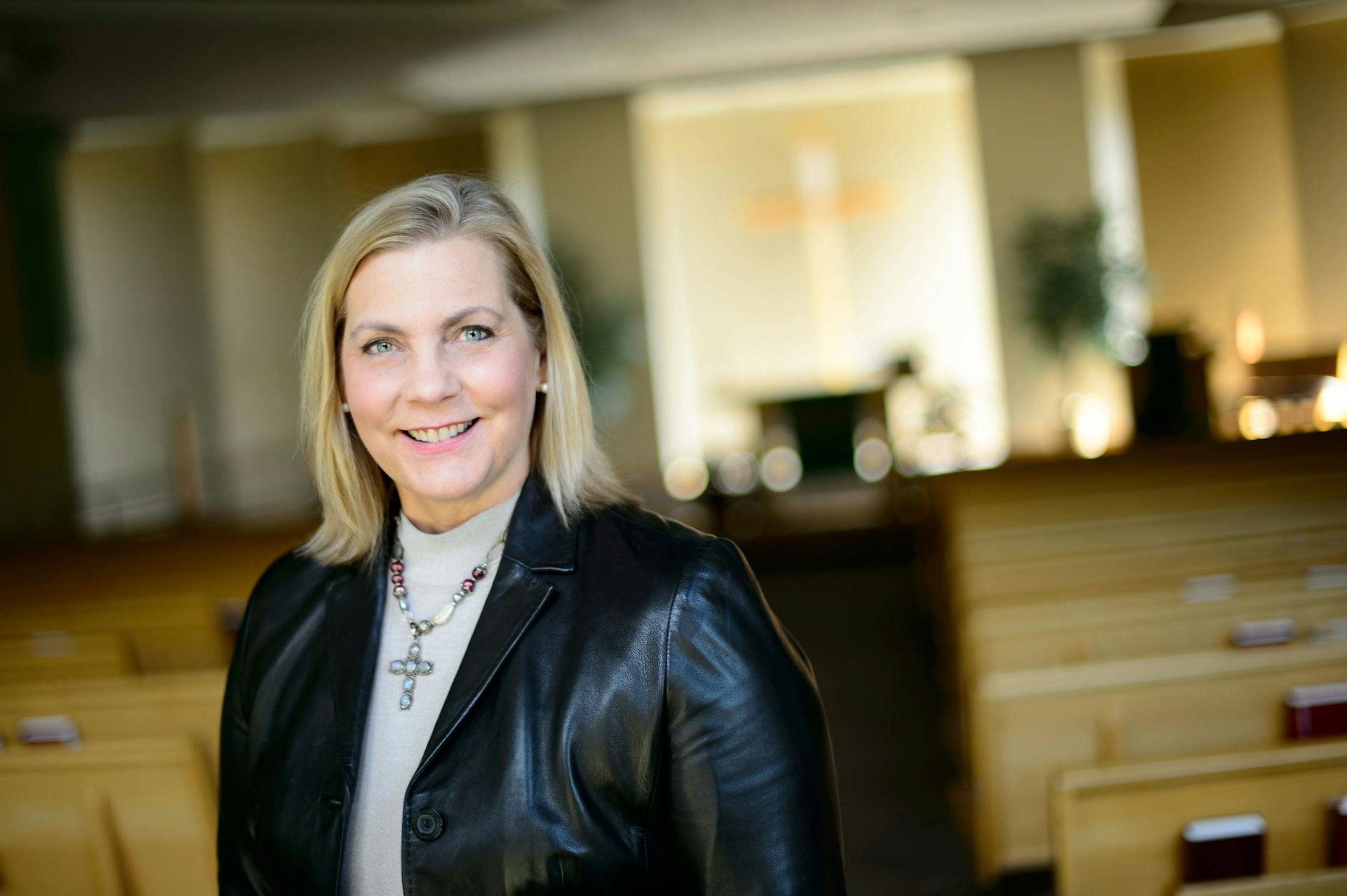 As a basketball star in the 1970s, Janet Karvonen led tiny New York Mills to three straight state championships. Now Karvonen-Montgomery is serving a one-year internship at Living Waters Lutheran Church in Lino Lakes that will end in her being ordained as a Lutheran minister. Monday, Sept. 30, 2013 ] GLEN STUBBE * gstubbe@startribune.com