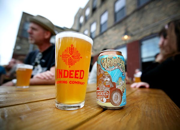 Shenanigans Summer Ale has a zesty, citrus-filled aroma, dry body, and notes of honey at Indeed Brewing in Minneapolis June 29, 2013. (Courtney Perry/