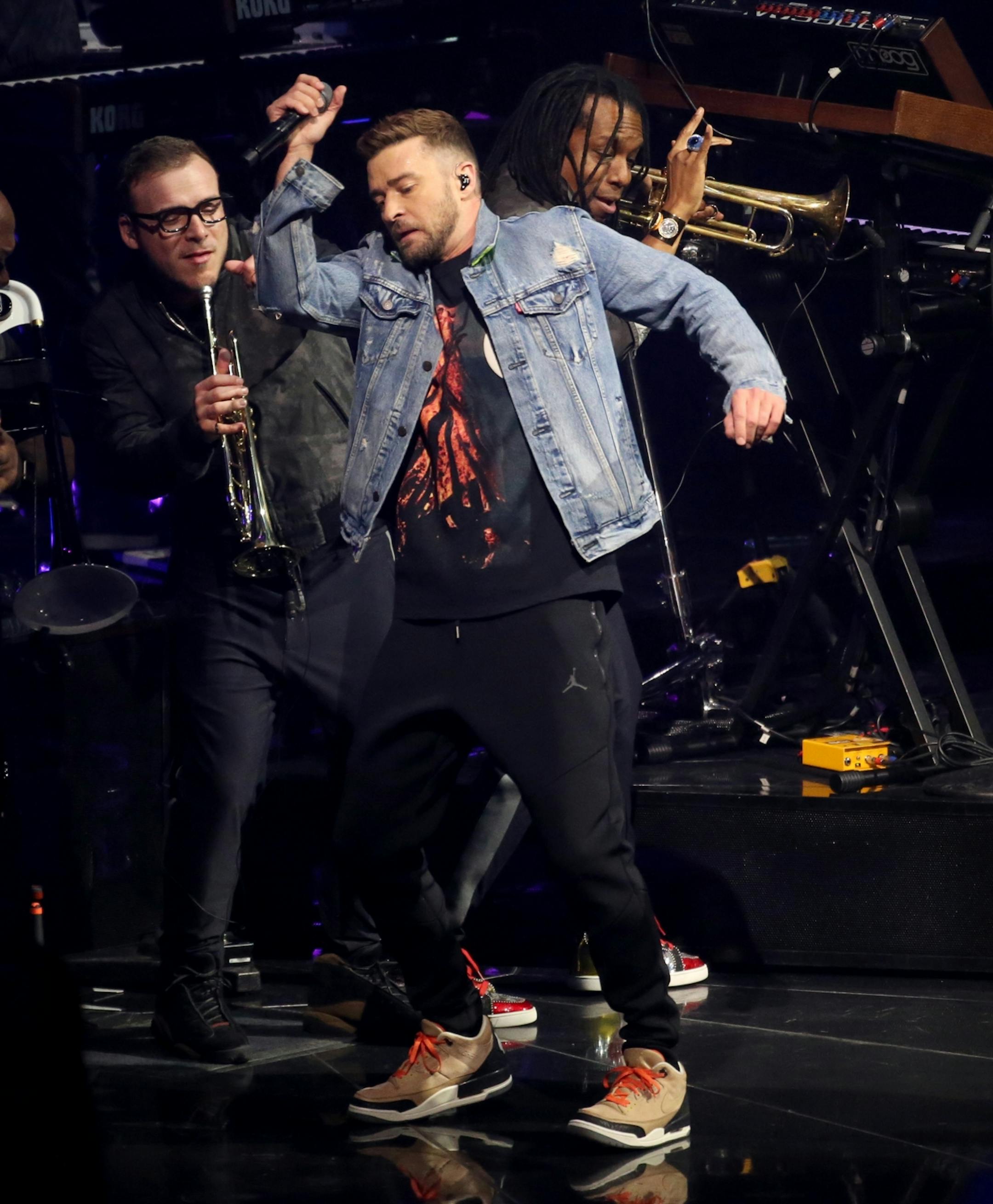Pop superstar Justin Timberlake performed Friday, Sept. 28, 2018, at the Xcel Energy Center in St. Paul, MN.