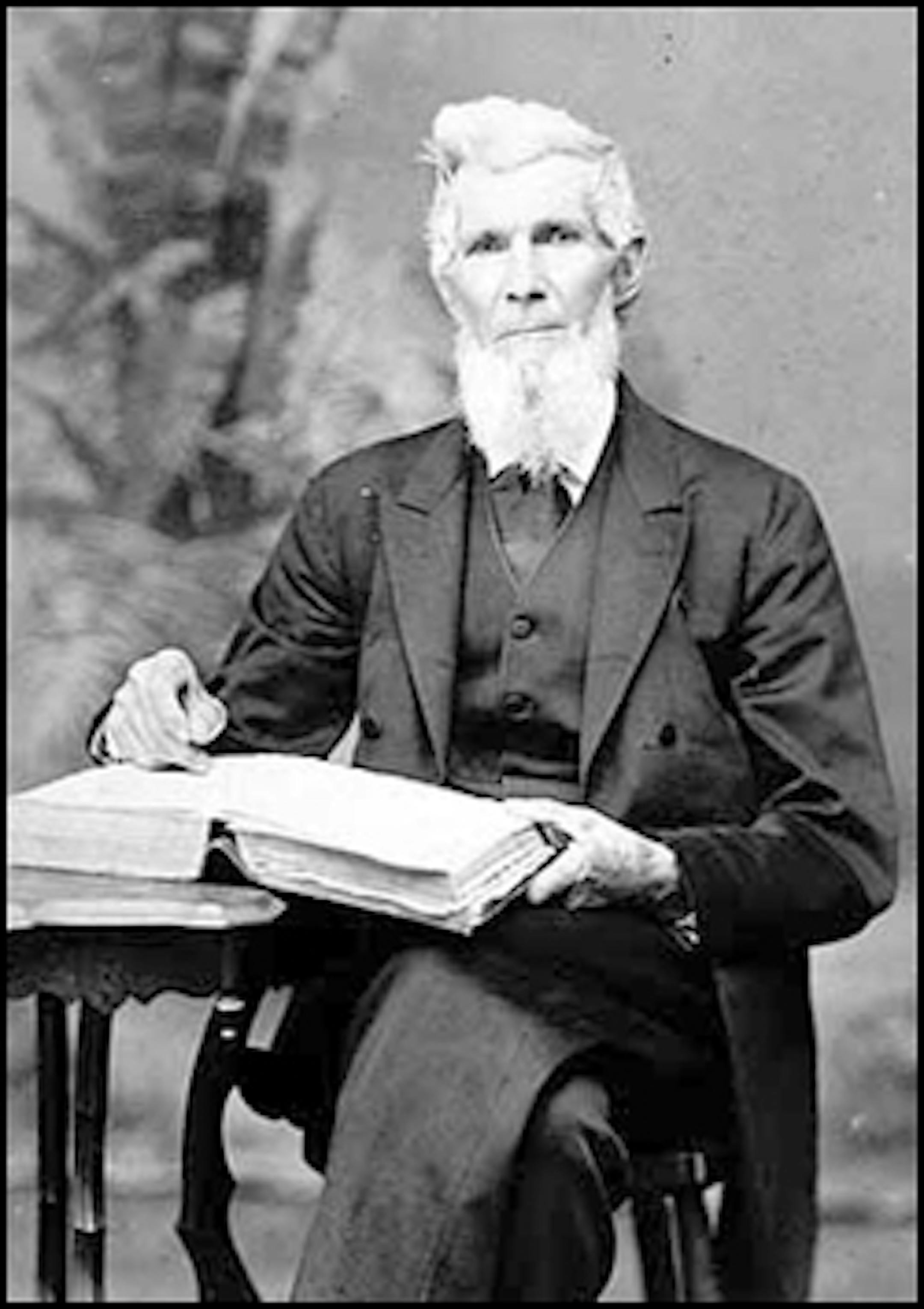 Bearded man with a book. Photographer: Sumner Photograph Collection, Cabinet photograph 1880-1889 Location no. GT1.3e r26 Negative no. 79012