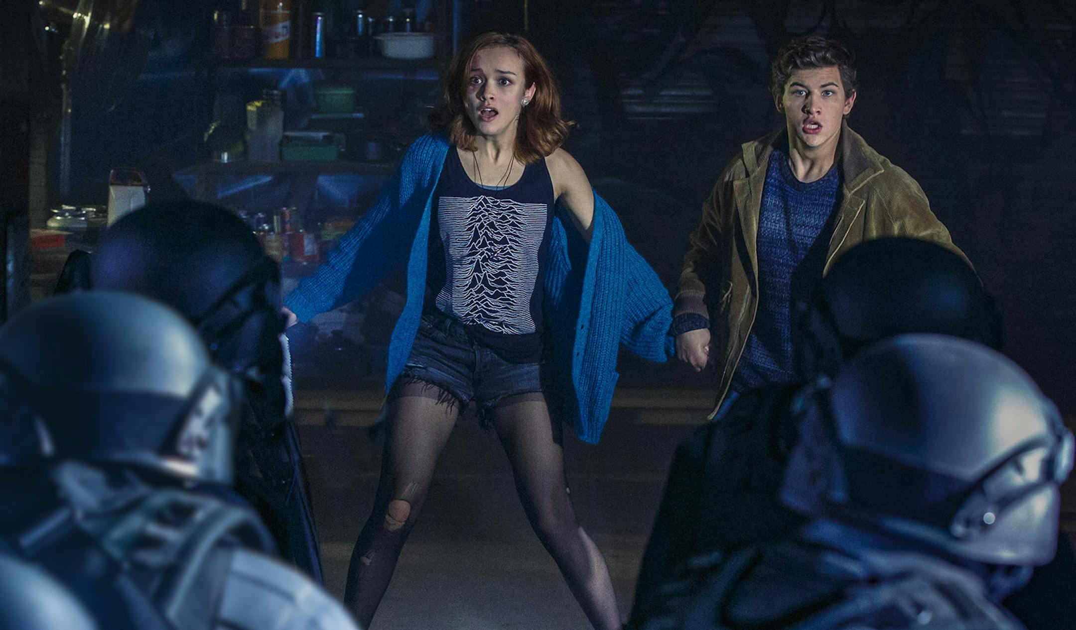 Olivia Cooke as Samantha and Tye Sheridan as Wade in "Ready Player One."