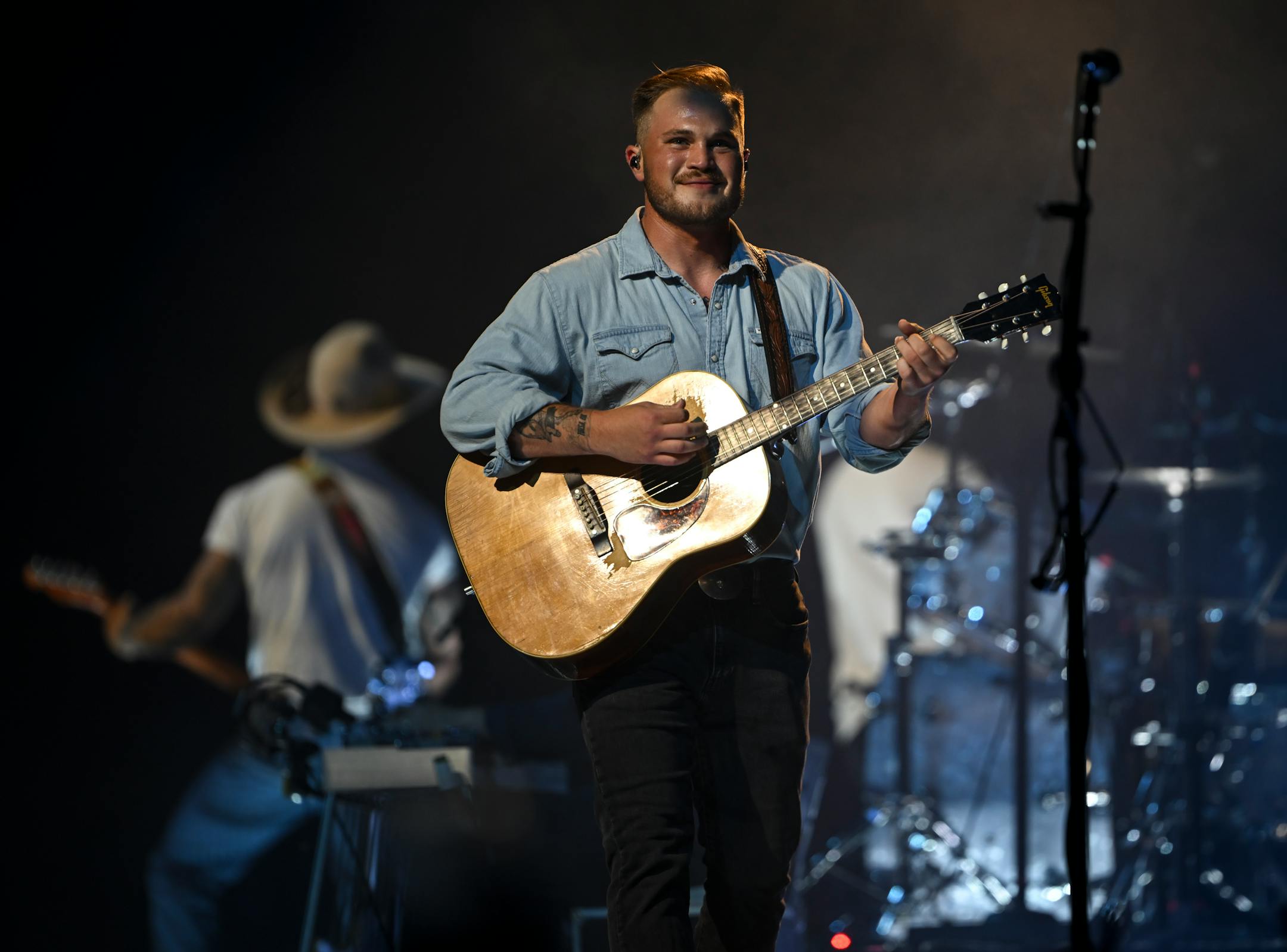 Zach Bryan performs Wednesday, Aug. 9, 2023 at Target Center in Minneapolis, Minn.