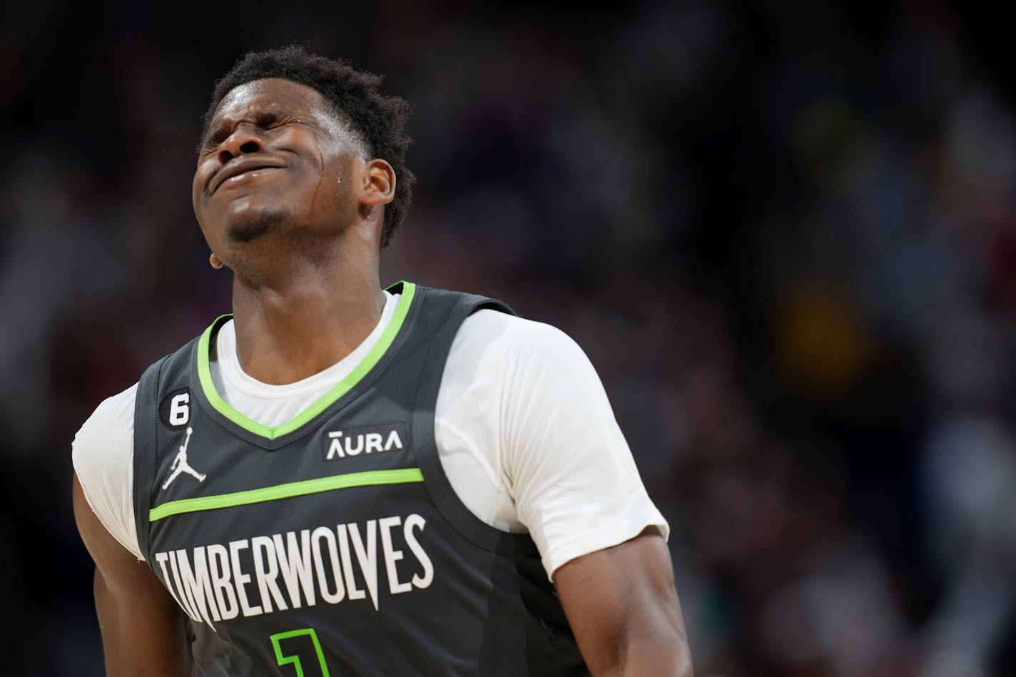 Timberwolves guard Anthony Edwards found another gear in the playoffs. But his 29 points Tuesday in Game 5 weren't quite enough to stave off elimination.