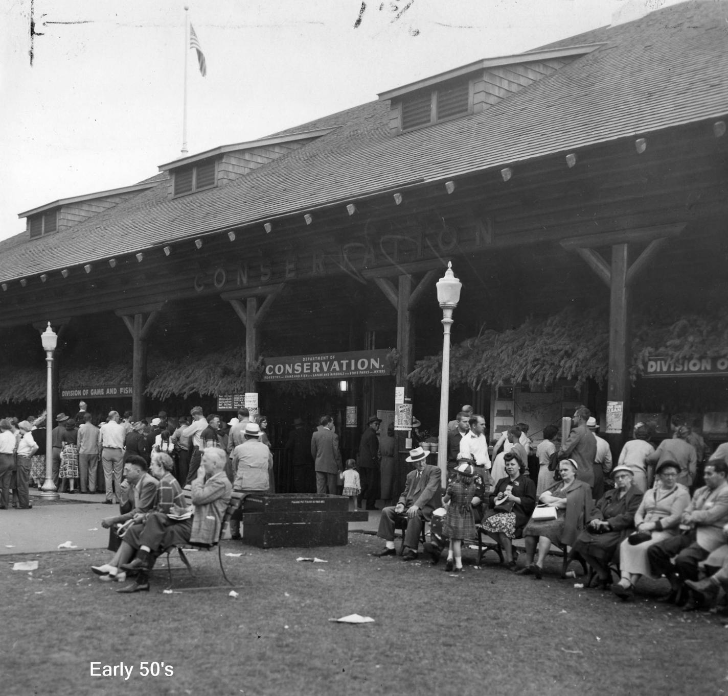 The DNR building as it appeared in the early 1950s. Photo provided by the Minnesota Department of Natural Resources