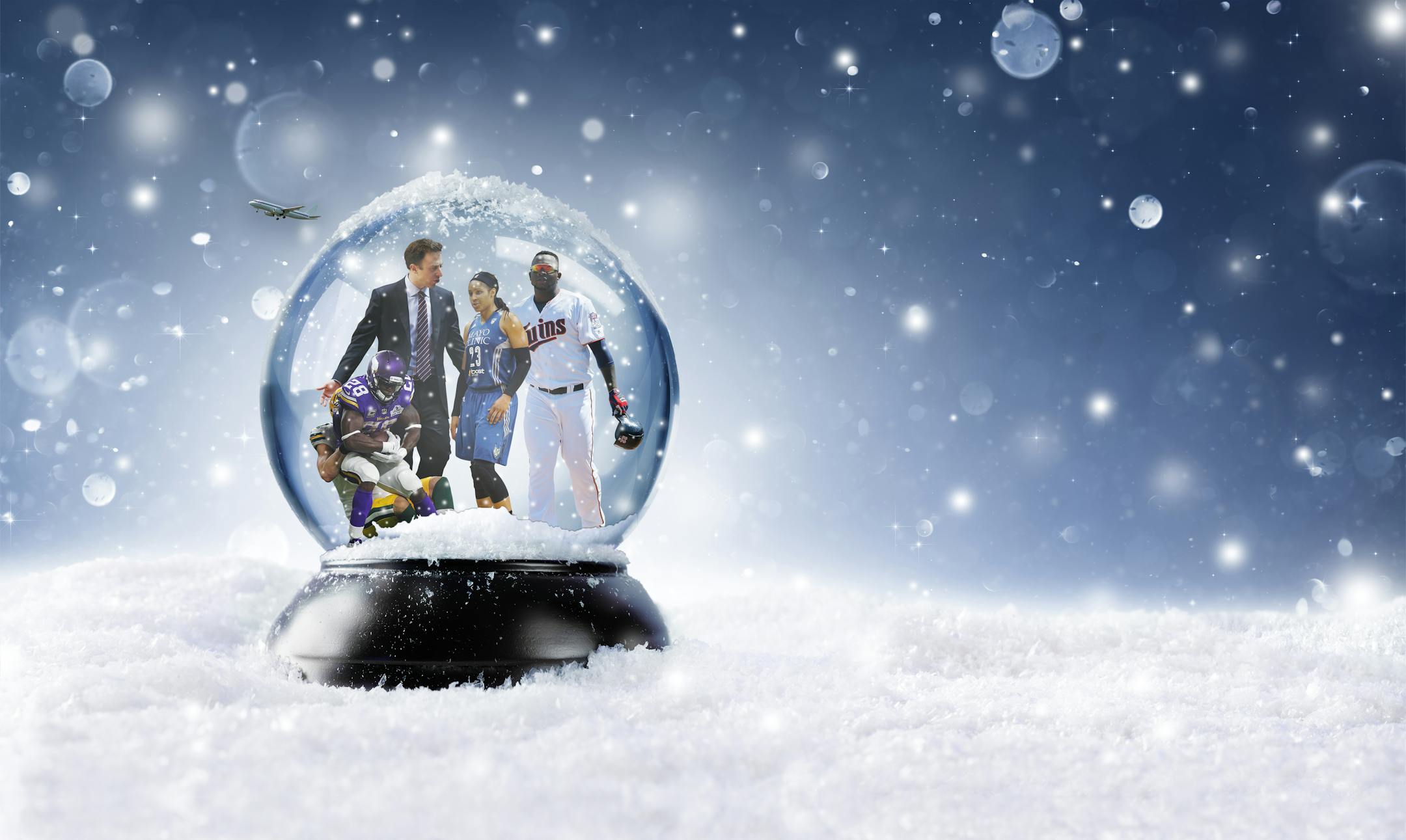 Snow Globe With Snowfall