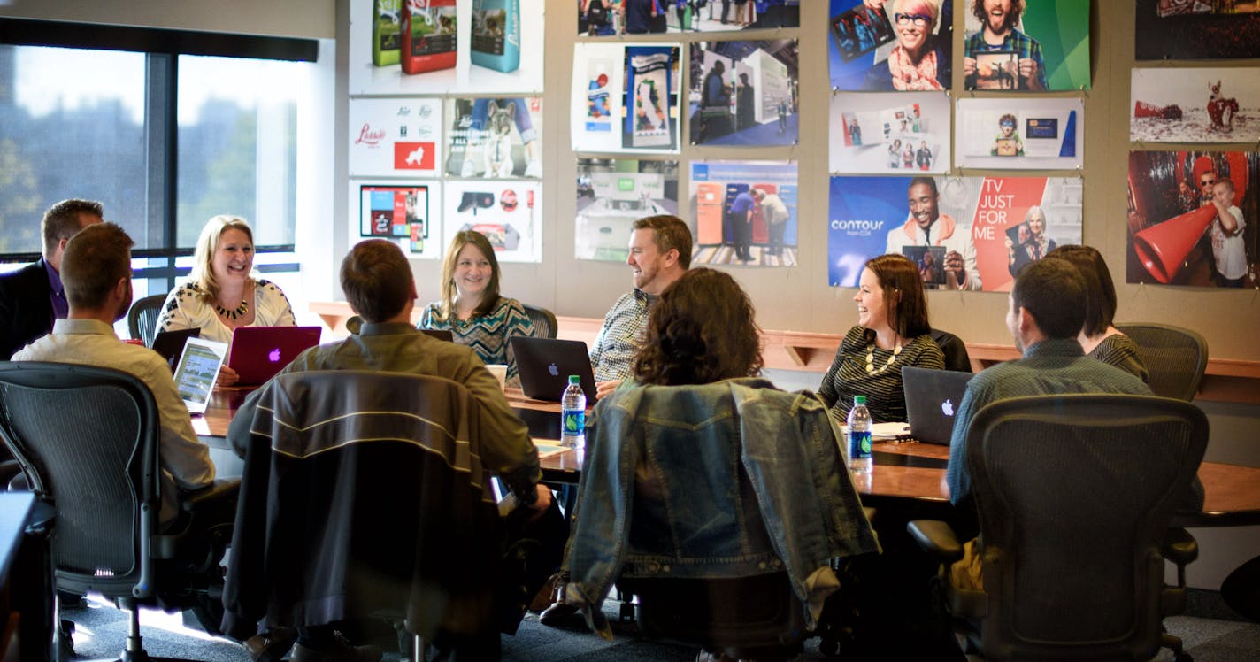 A cross-platform digital planning meeting with department reps of Periscope and one of their biggest clients TCF Bank, in the Periscope offices on Washington Ave S, Minneapolis. ] GLEN STUBBE * gstubbe@startribune.com Thursday October 22, 2015 Periscope is naming a new president and CEO on Monday, plus a new growth plan. This means the two largest agencies in town will have new CEOs next year.