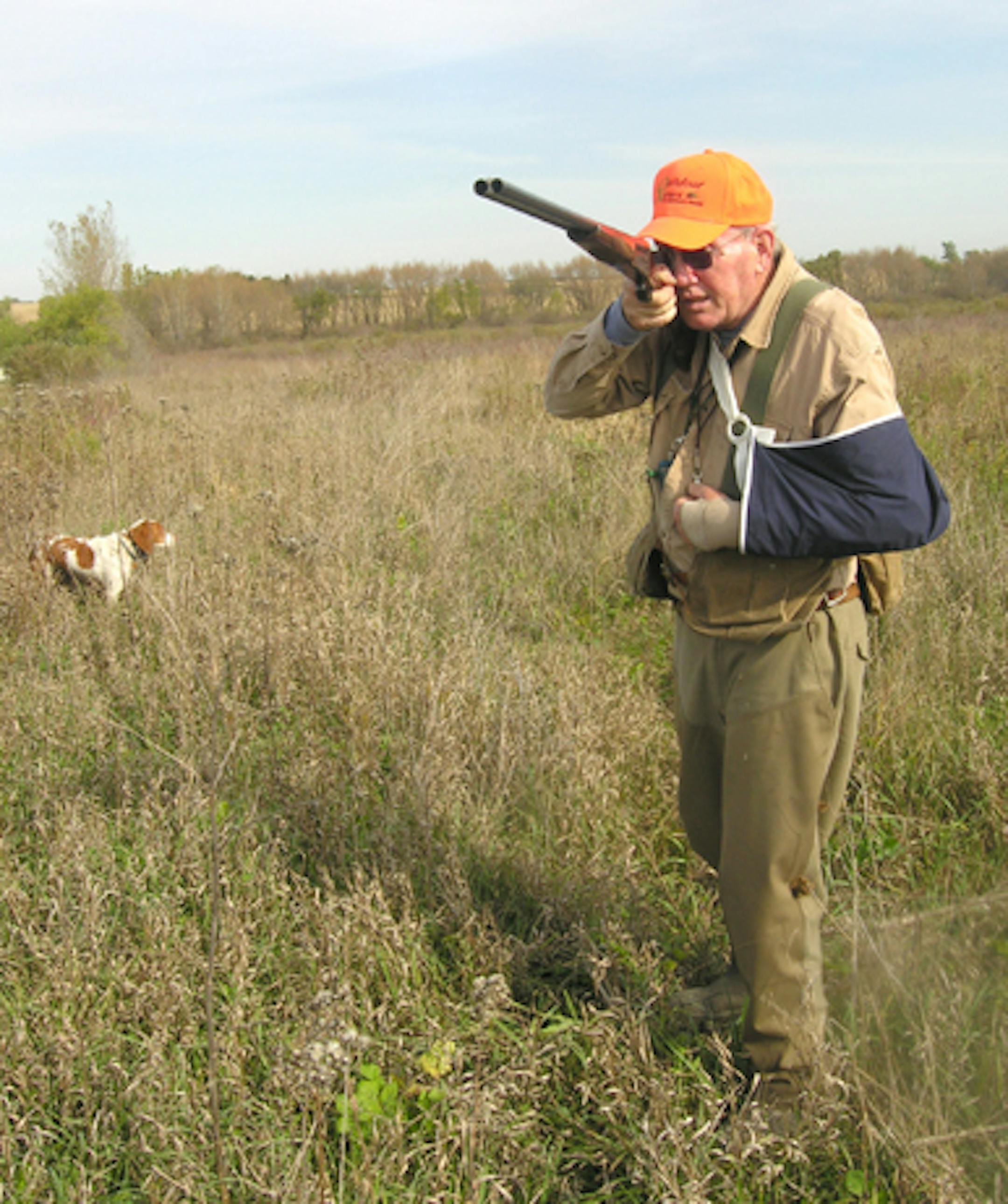 Cancer forced Gary Clancy to shoot with one arm last fall. "I shot pretty darned good,'' he said.