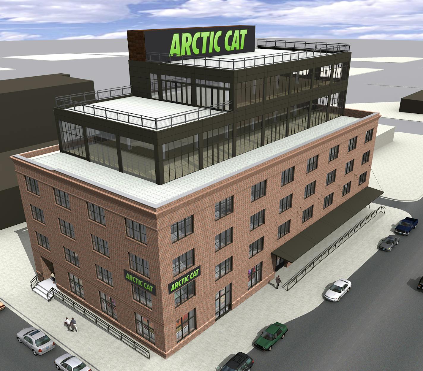 &#xf1; To accommodate growth, Arctic Cat Inc. (NASDAQ: ACAT) today announced it will move its corporate headquarters from Plymouth, Minn., to the North Loop area of downtown Minneapolis. Arctic Cat intends to occupy the entire six-story building, formerly known as the Western Container site, at 500 North 3rd Street, Minneapolis, 55401.