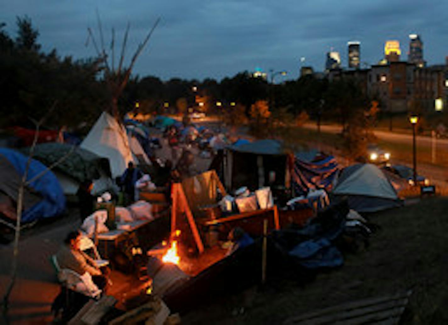 There have been four deaths linked to this large homeless encampment in south Minneapolis since September.