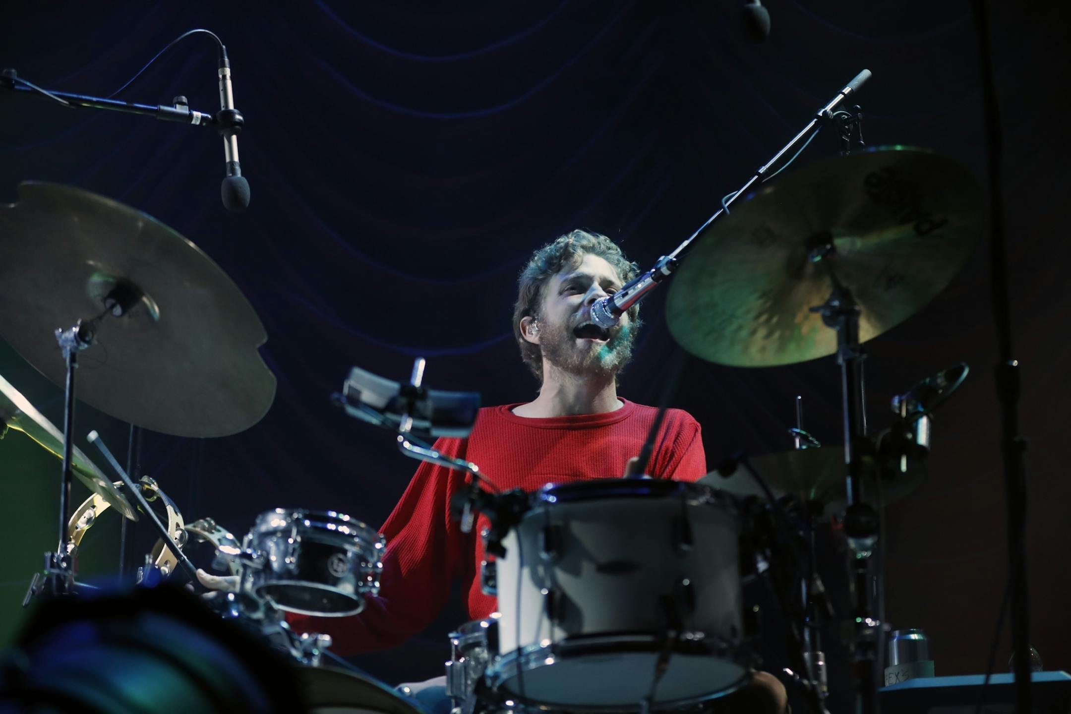 Griffin Goldsmith drummed away. Dawes, a noteworthy favorite here in town, opened for the Kings of Leon.