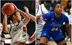 Taylor Woodson (left) and Nunu Agara are key figures for No. 1 Hopkins, which lost Saturday to a Minnesota team for the first time since the 2021 Clas