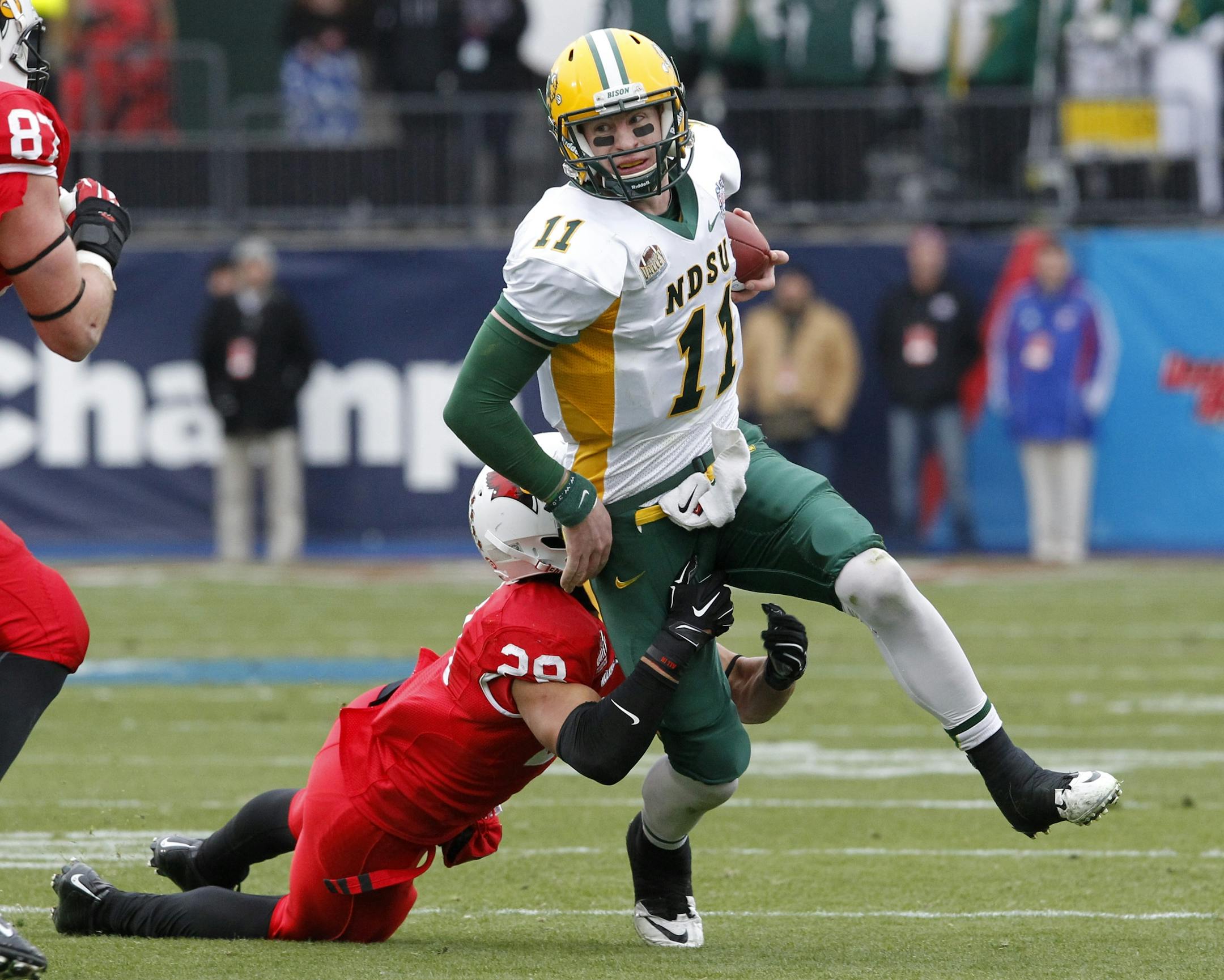 North Dakota State quarterback Carson Wentz.
