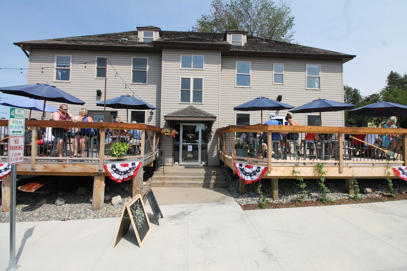 Portage Brewing Company in Walker was housed in a former hospital. It burned down on Jan. 6, 2019.