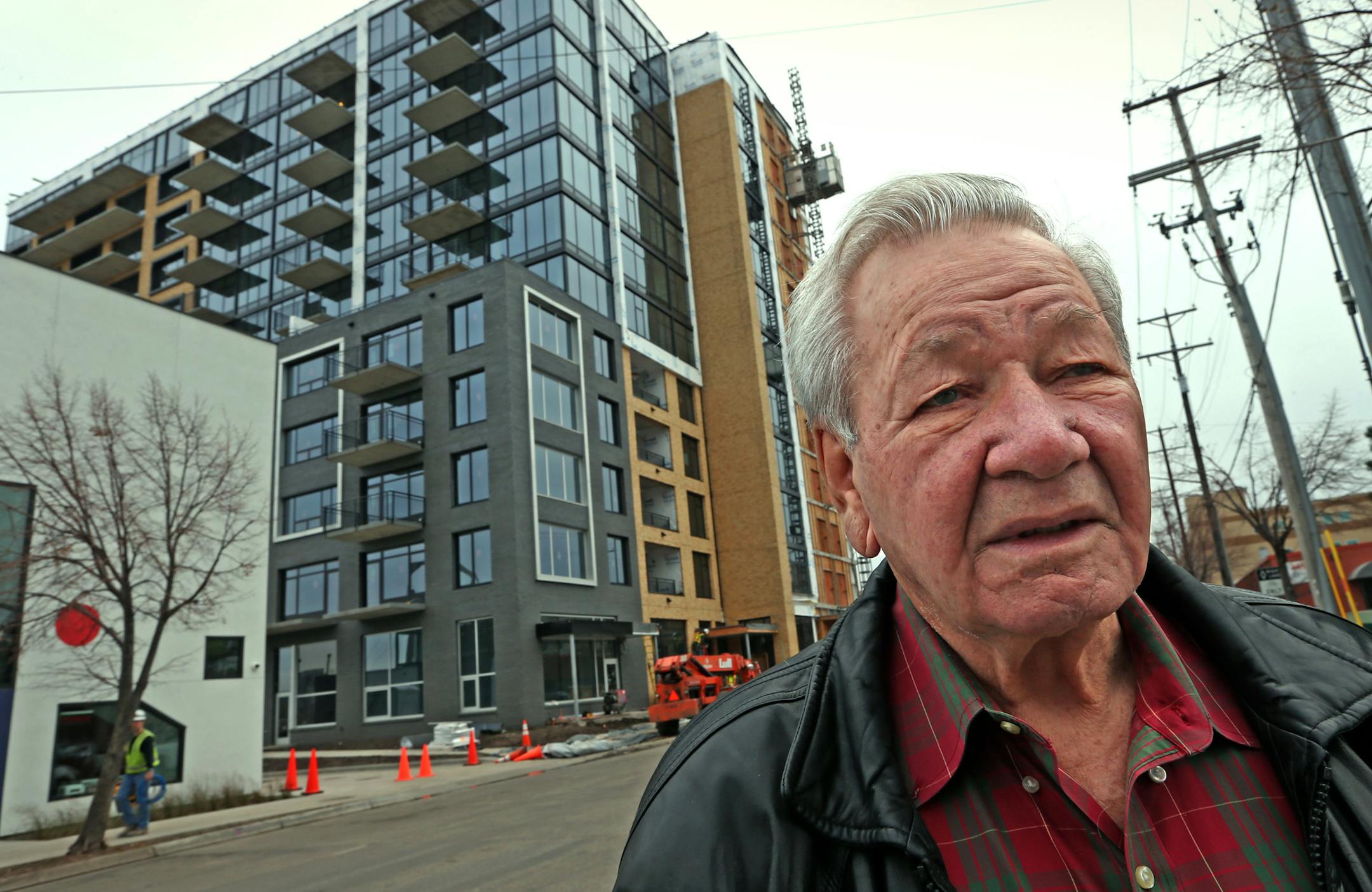 Developer Jim Stanton and his Stonebridge Condo under construction in downtown Minneapolis on 11/14/13.] Bruce Bisping/Star Tribune bbisping@startribune.com Jim Stanton/source.