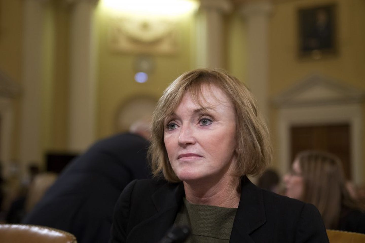 Marilyn Tavenner, administrator of the Centers for Medicare and Medicaid Services, testifies before the House Ways and Means Committee on Capitol Hill, in Washington, Oct. 29, 2013. Tavenner told Congress Tuesday that federal contractors had not met her expectations for the website where millions of Americans are supposed to shop for coverage under the new health care law.