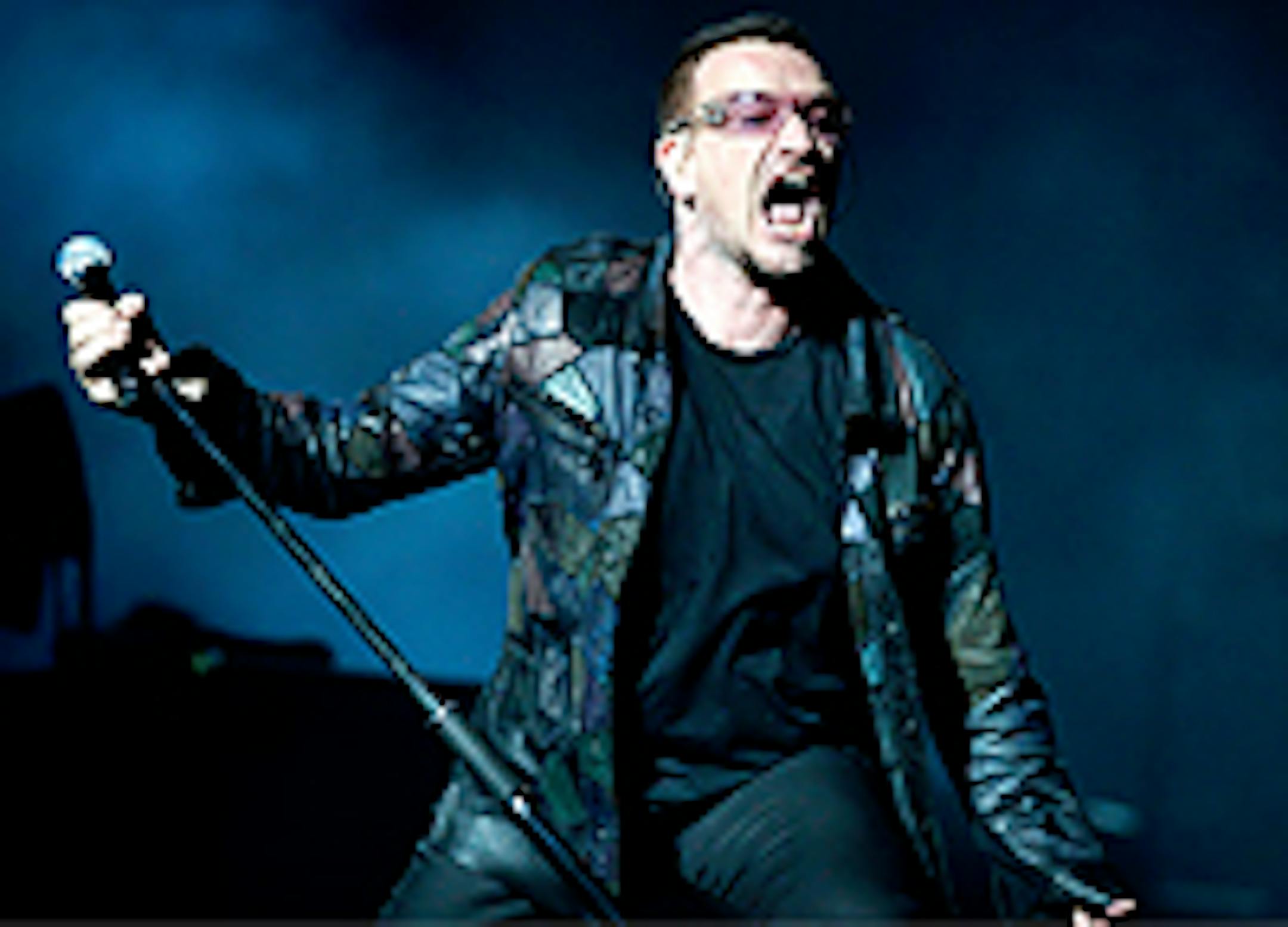 Bono performed at Soldier Field in Chicago last fall