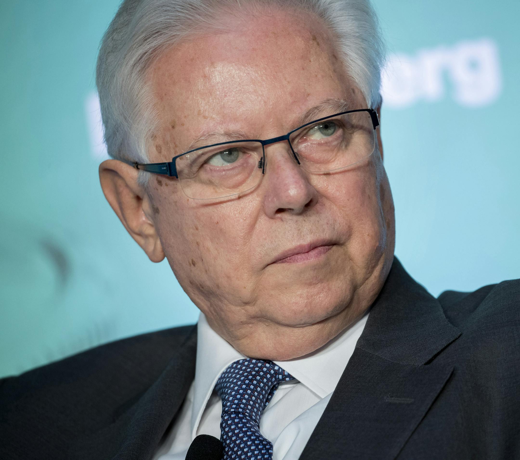 Stefano Pessina, executive vice chairman and chief executive officer of Walgreens Boots Alliance, during a panel discussion on health care in Washington, D.C., on Sept. 19, 2017. MUST CREDIT: Bloomberg photo by Andrew Harrer ORG XMIT: 775046567
