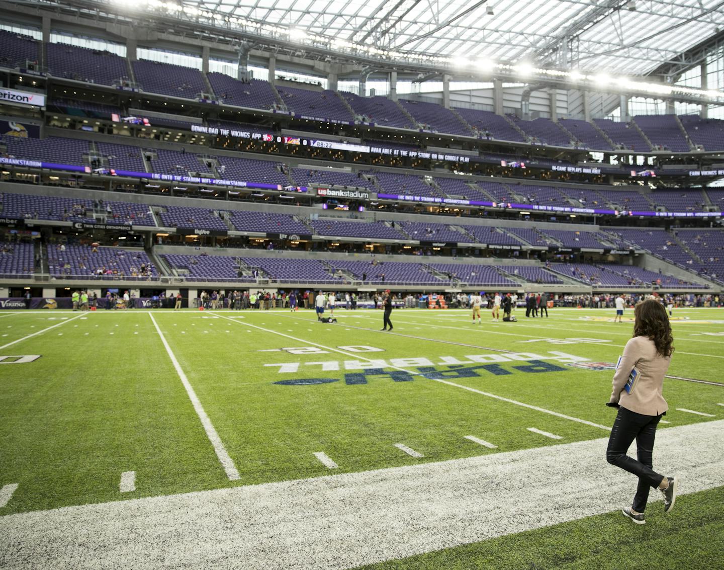 Minnesota s Michele Tafoya A sports reporter in a man s world