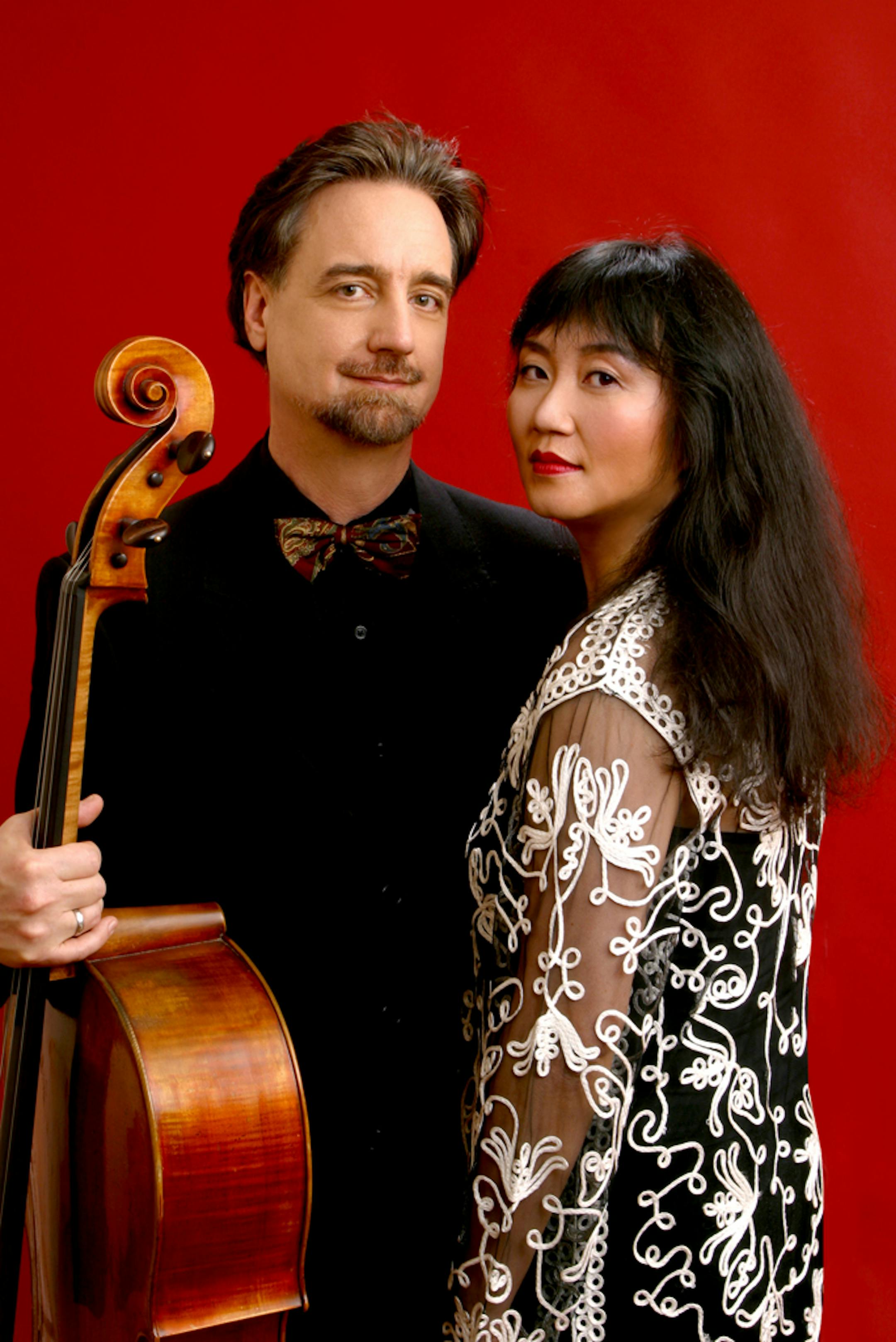 David Finckel, cello, and Wu Han, piano