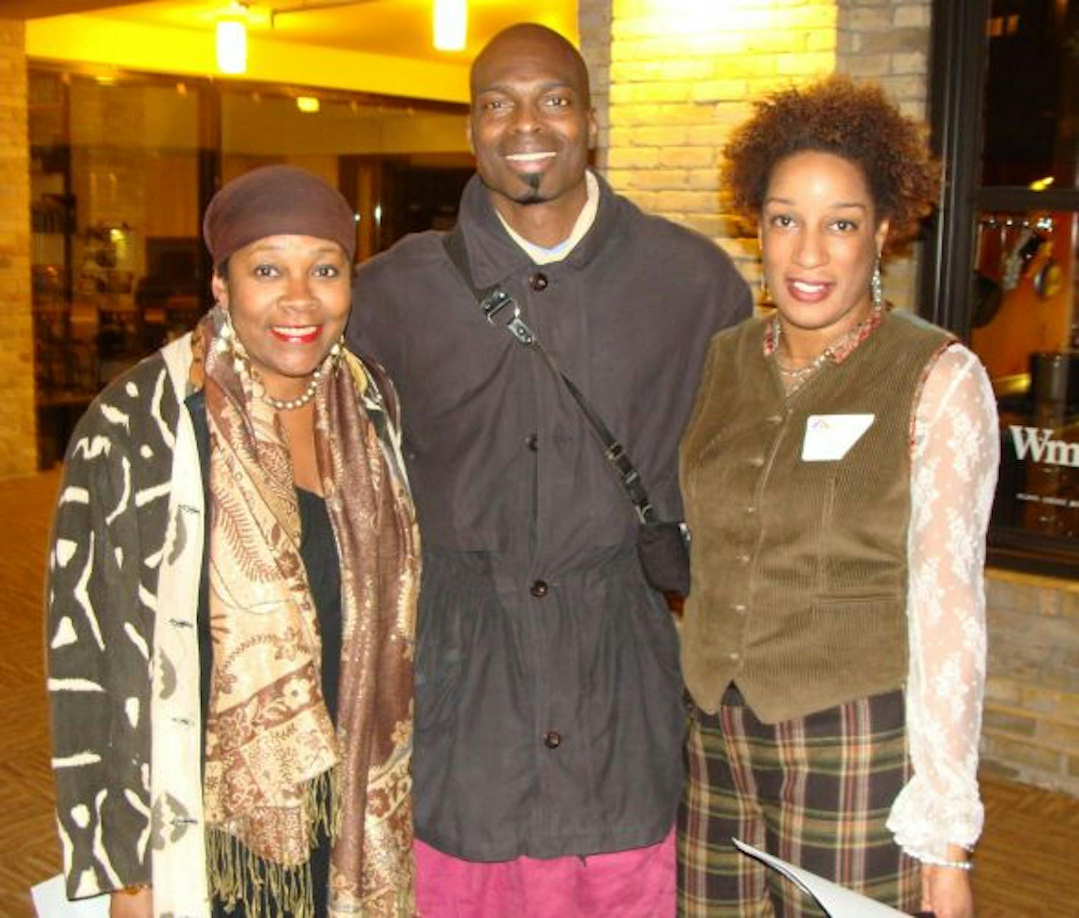 Rose McGee, photographer Tobechi Tobechukwu, Jenifer Thompson of Minneapolis Foundation.