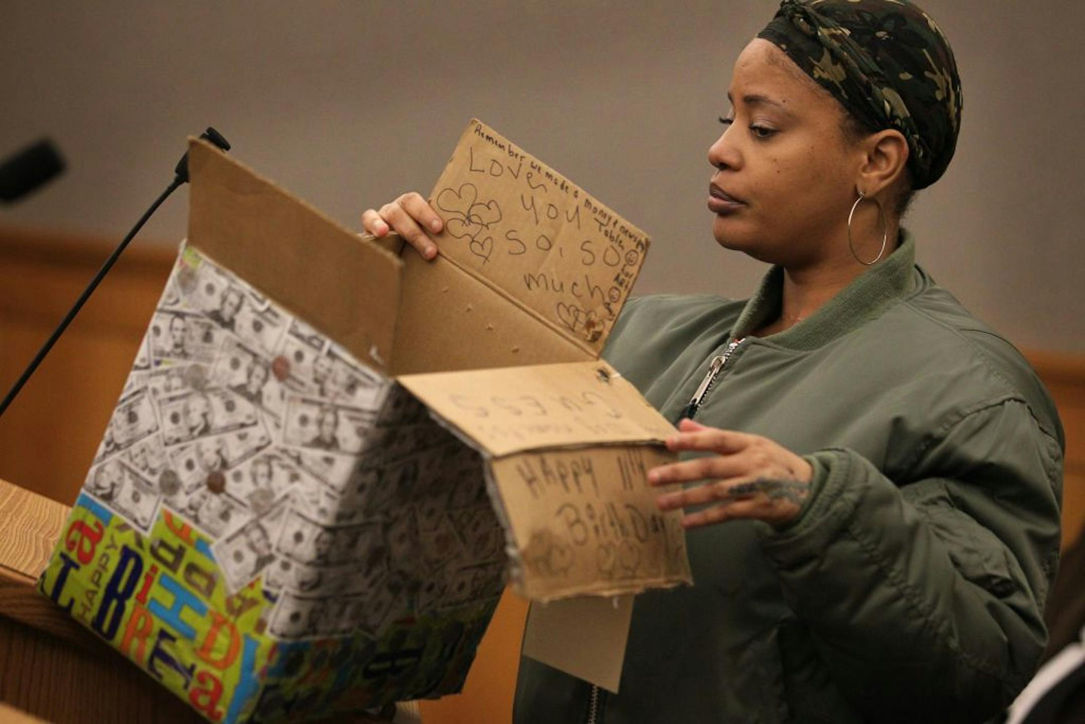 Stacey Champion, the woman accused of attempting to mail a puppy to her son in Atlanta, will go to trial July 7 for animal cruelty charges, said her attorney, public defender Steve Simon. Stacey Champion testified during a hearing where she was trying get her puppy back after trying to shipped it threw the mail to her son in Atlanta GA. She was holding the box that she tried to ship the pupppy in.